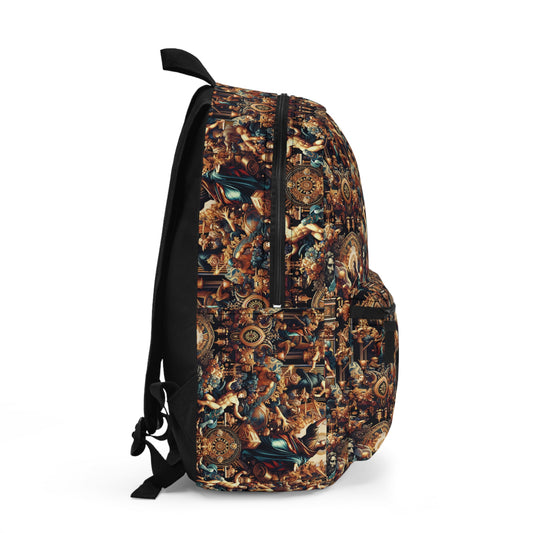 Digital Renaissance Luxurious Streetwear Inspired By Classical Art With a Modern Twist Backpack - 8404 Design-64