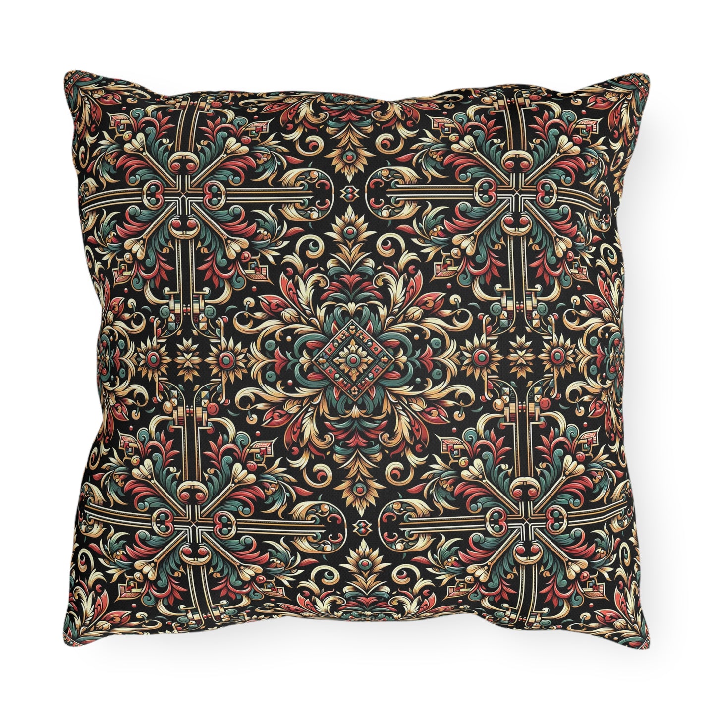 Streetwear Renaissance Artistic Clash of Old and New Outdoor Pillow - 8404 Design-46