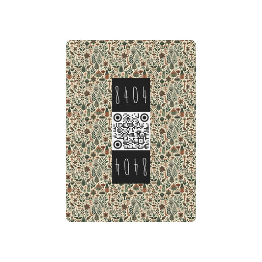 Urban Jungle Nature Meets Streetwear Poker Playing Cards - 8404 Design-45 S