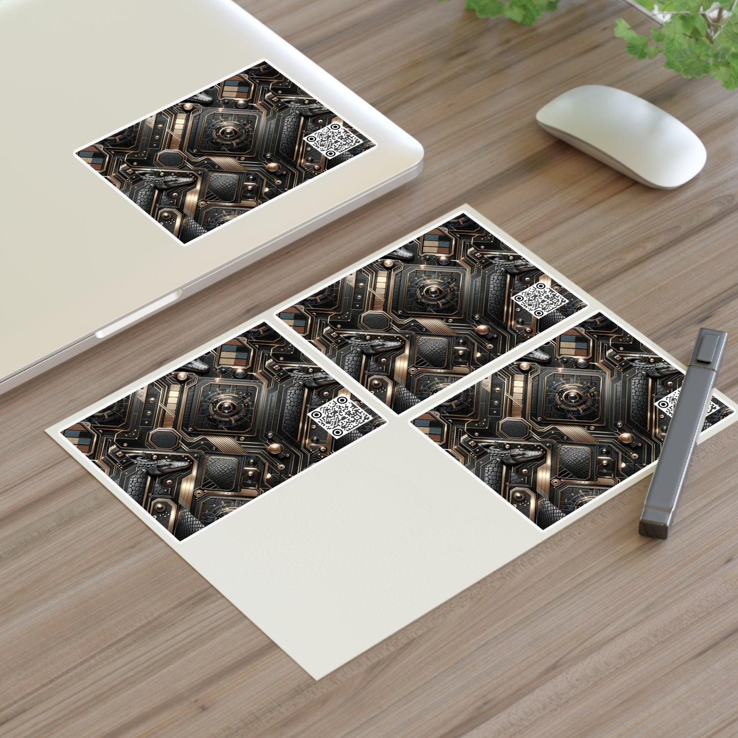Tech Noir Fusion Sleek Tech Luxe Sticker Sheets - 8404 Design-56