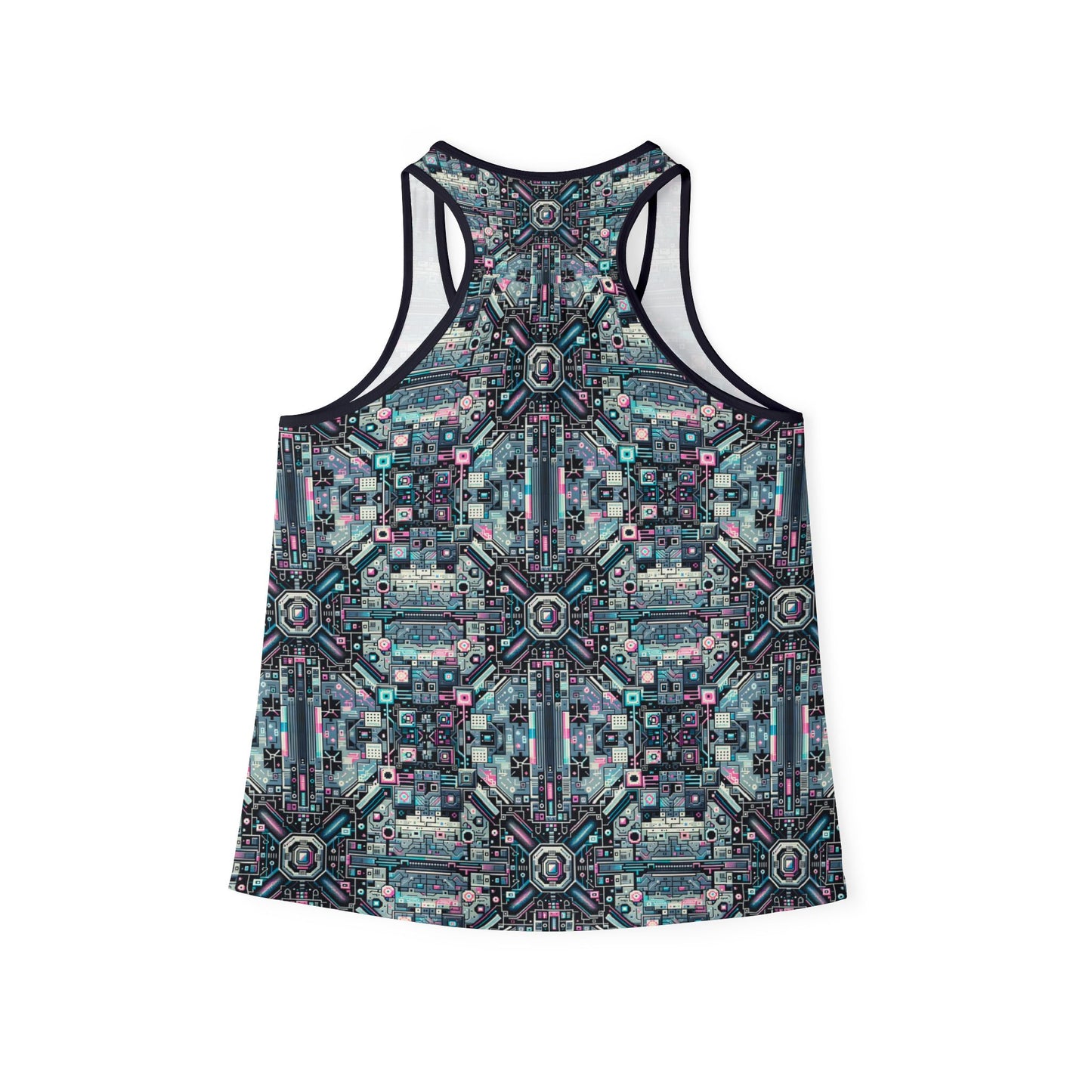 Digital Renaissance Tech-Forward Maximalism Women's Tank Top - 8404 Design-44