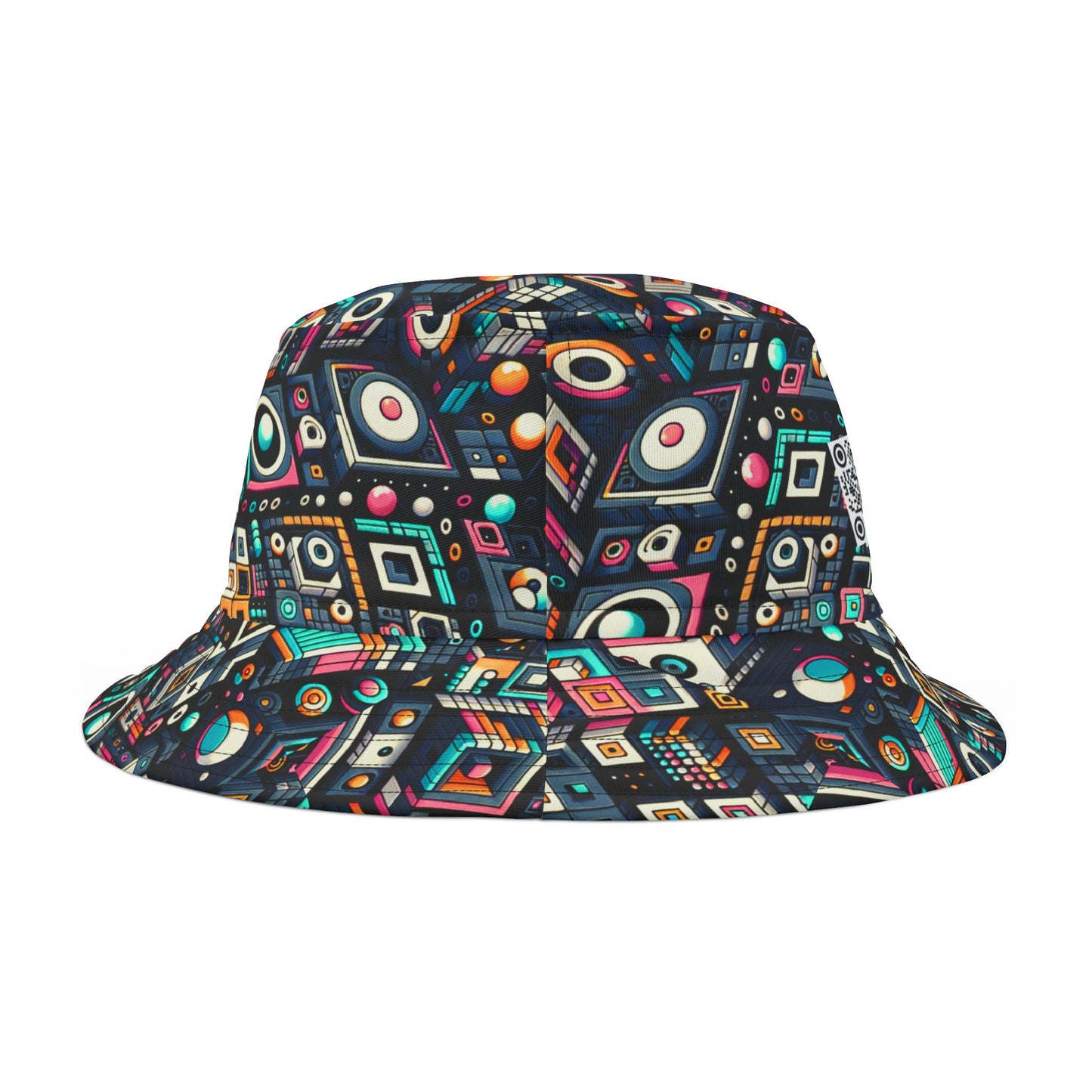 Digital Art Movement Contemporary Digital Bucket Hat - 8404 Design-56