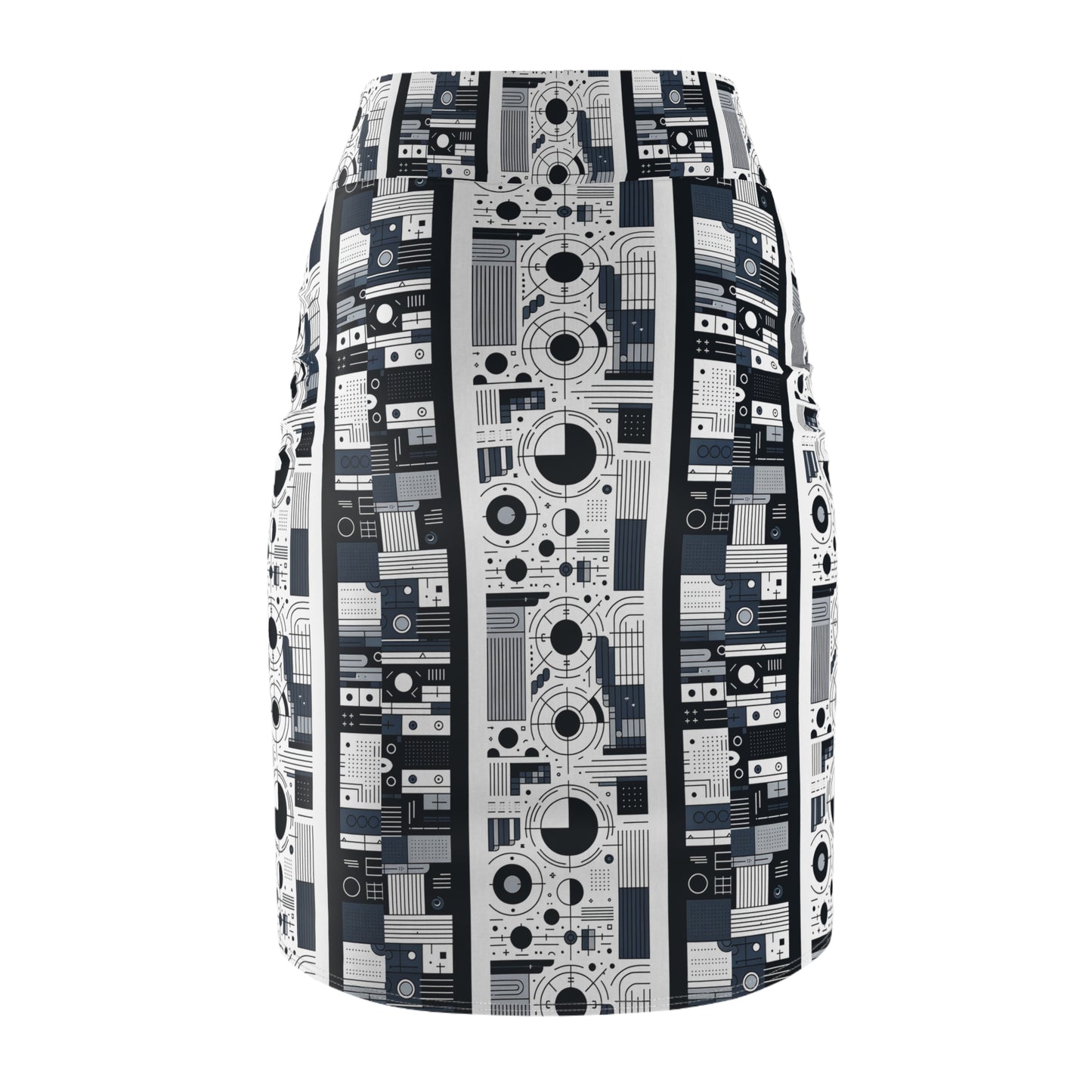 Minimalist Athleisure Minimalist Tech Women's Pencil Skirt - 8404 Design-54