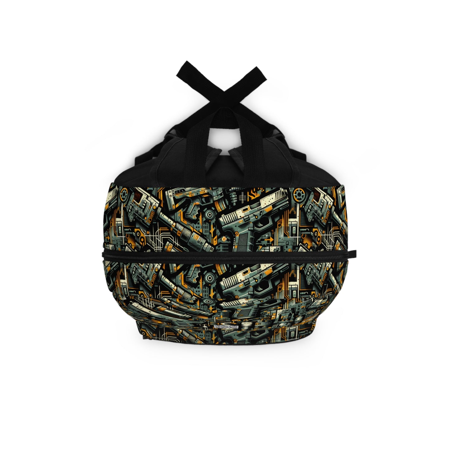 Digital Punk Futuristic Grunge Backpack - 8404 Design-47