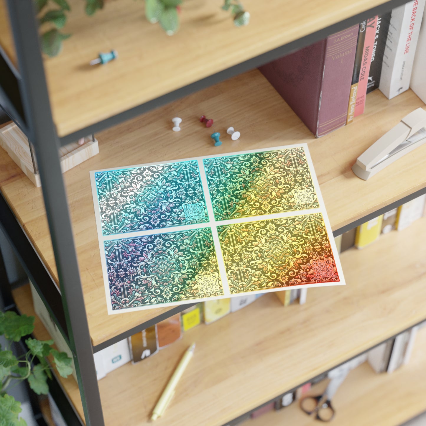 Streetwear Renaissance Artistic Clash of Old and New Sticker Sheets - 8404 Design-46