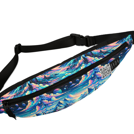 Digital Dreamscapes Digitally-Inspired Streetwear With a Dreamy, Surreal Twist Fanny Pack - 8404 Design-69