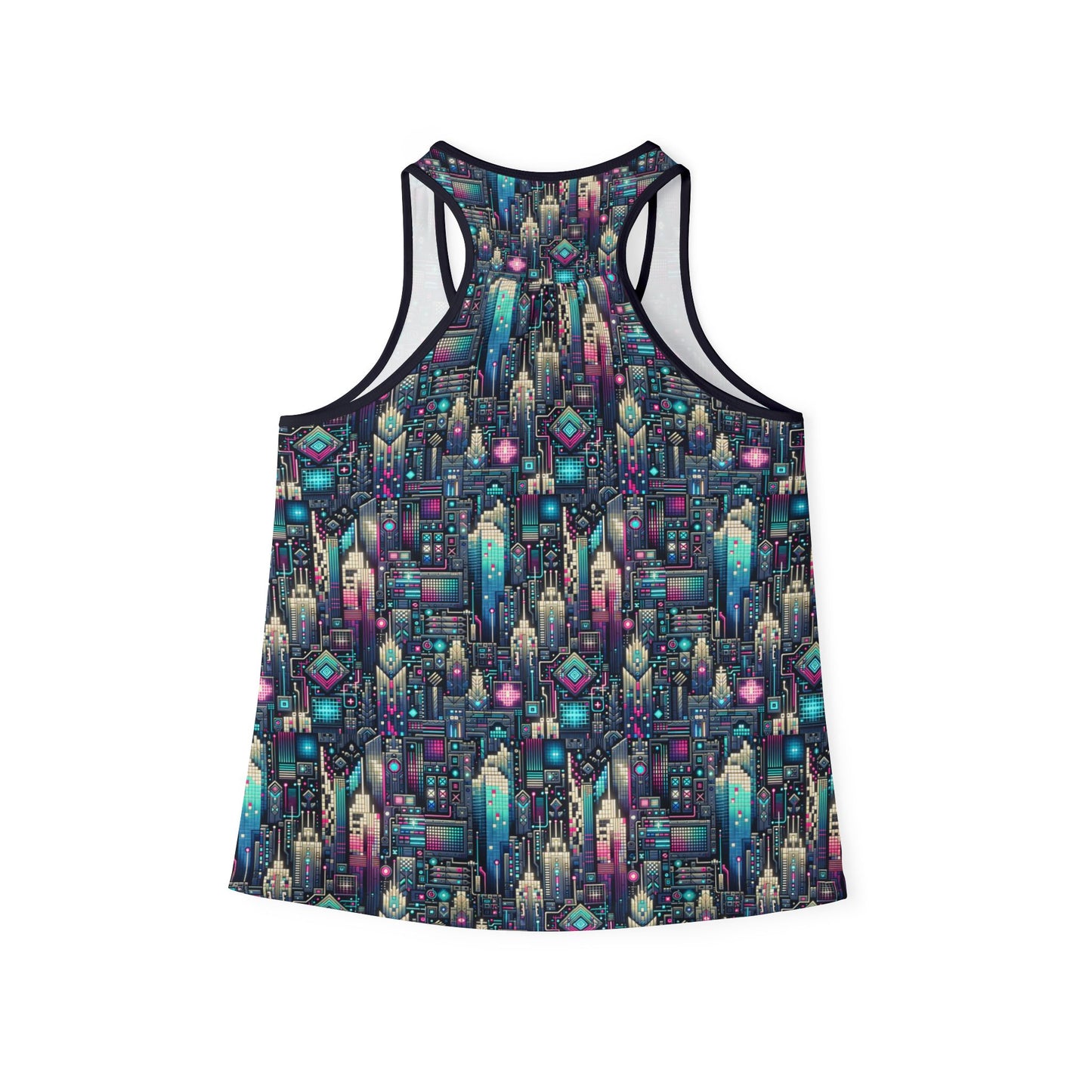 Digital Renaissance Tech-Forward Maximalism Women's Tank Top - 8404 Design-56