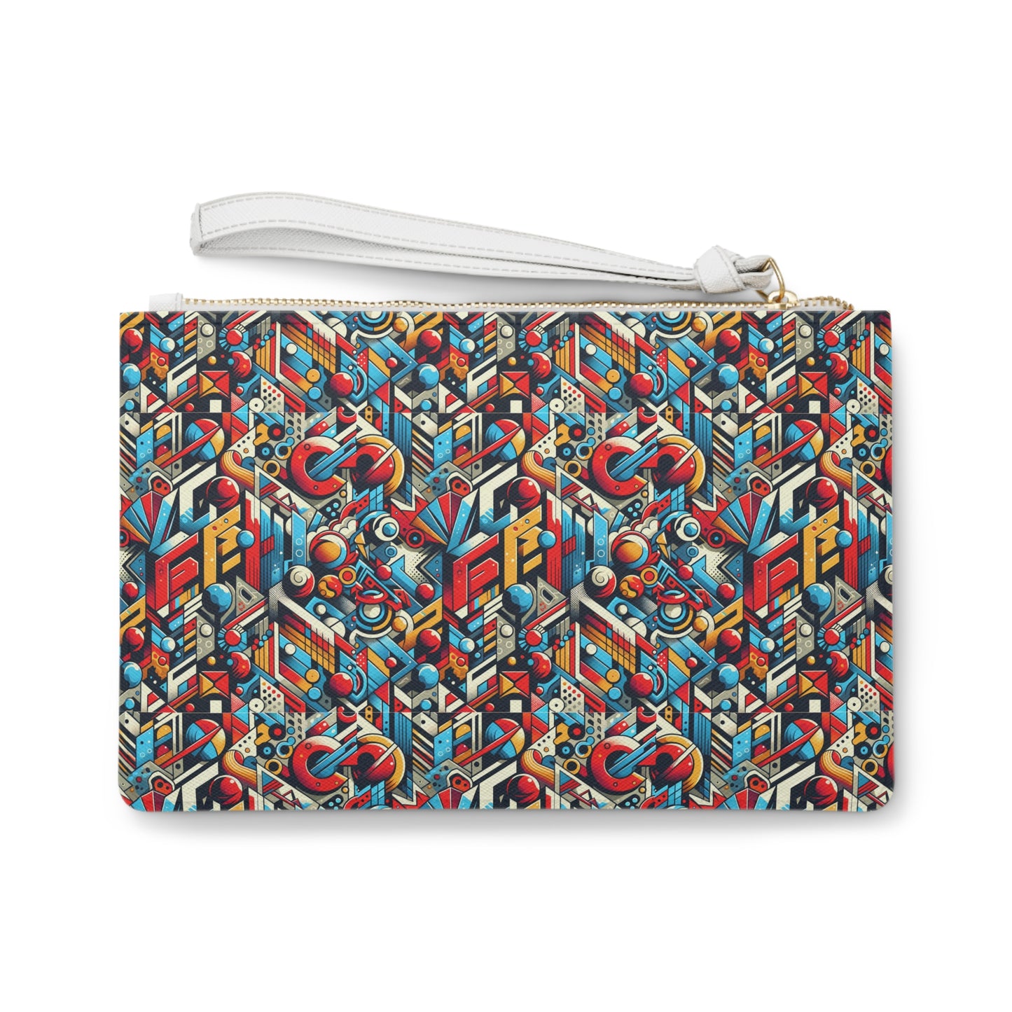 Neo-Traditional Street Art Modern Street Art Fusion Clutch Bag - 8404 Design-67