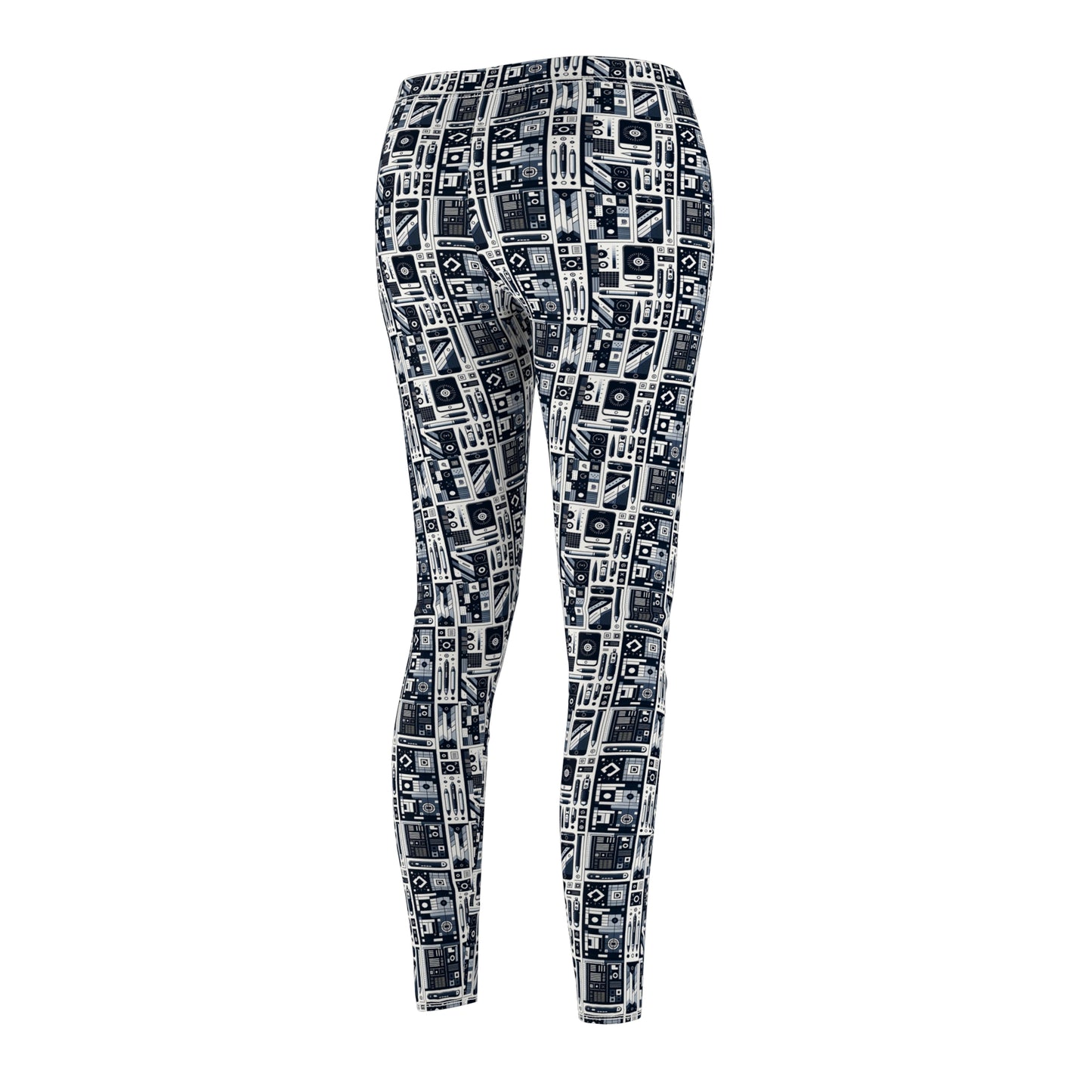 Minimalist Athleisure Minimalist Tech Women's Cut & Sew Casual Leggings - 8404 Design-60