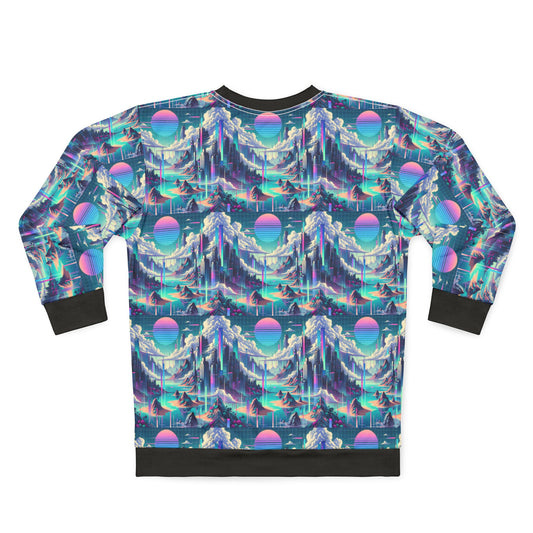 Digital Dreamscapes Digitally-Inspired Streetwear With a Dreamy, Surreal Twist Sweatshirt - 8404 Design-53