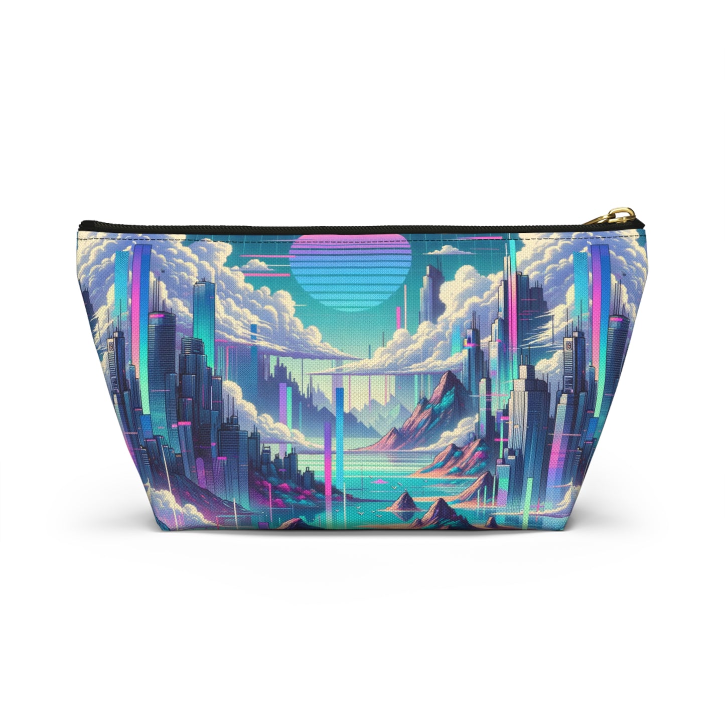 Digital Dreamscapes Digitally-Inspired Streetwear With a Dreamy, Surreal Twist Accessory Pouch W T-Bottom - 8404 Design-53