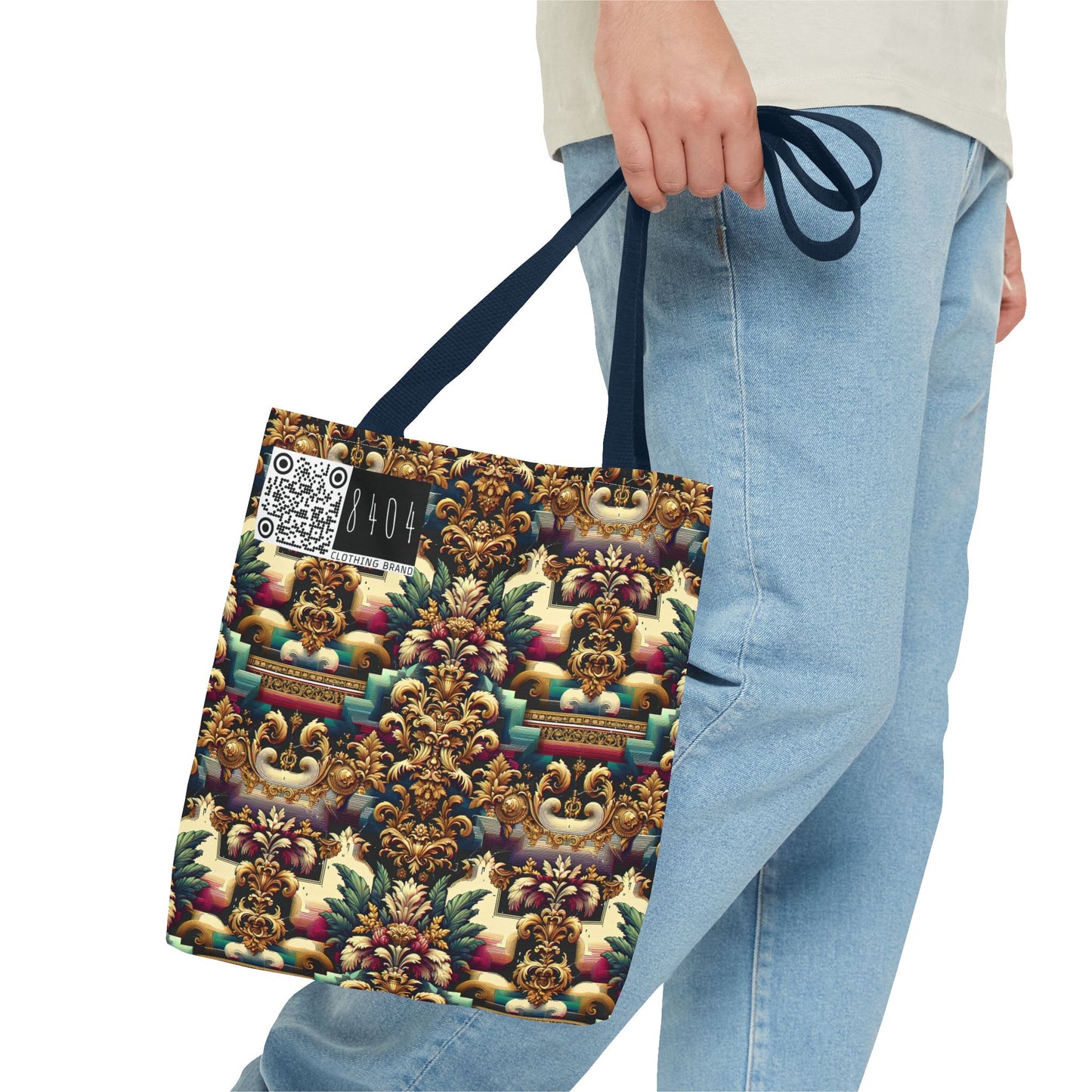 Digital Renaissance Modern Baroque Fusion Tote Bag - 8404 Design-60