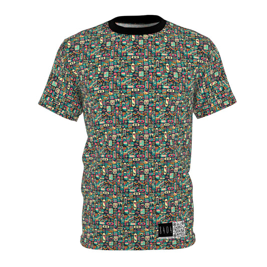 Skate Culture Revival Urban Retro Cool Unisex Cut & Sew Tee - 8404 Design-61
