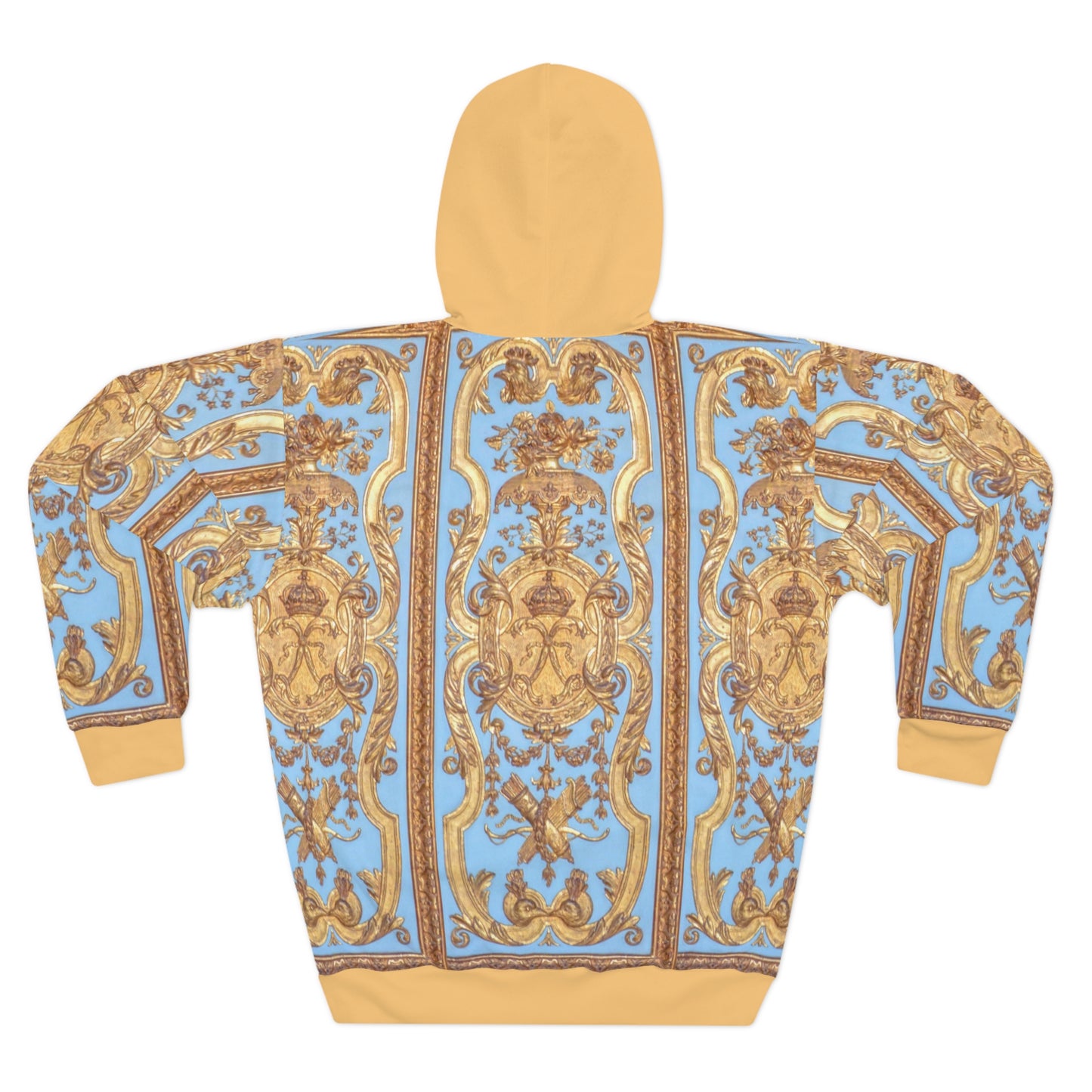 8404 Unisex Adult's "royal" Fashion Pullover Hoodie in Gold