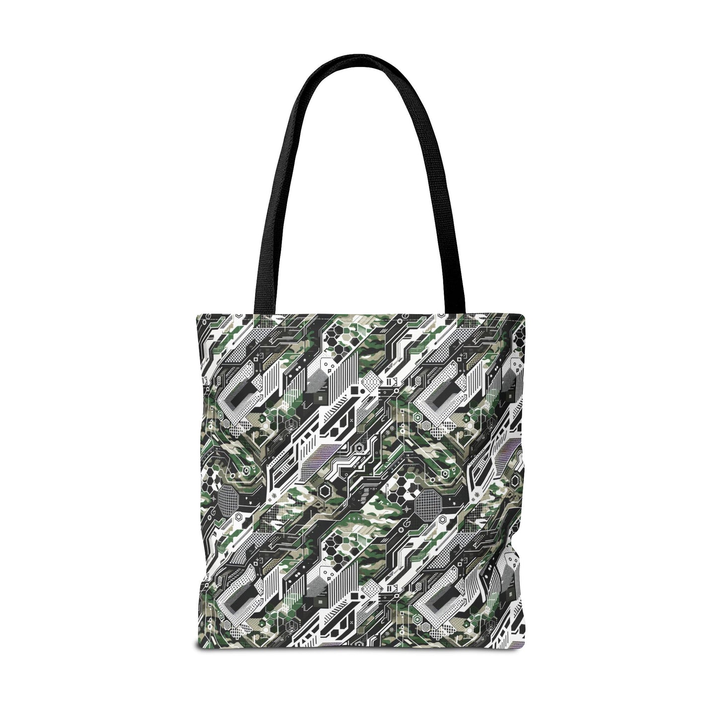 Tech Camo Fusion Tech-Forward Streetwear With a Futuristic Edge Tote Bag - 8404 Design-46