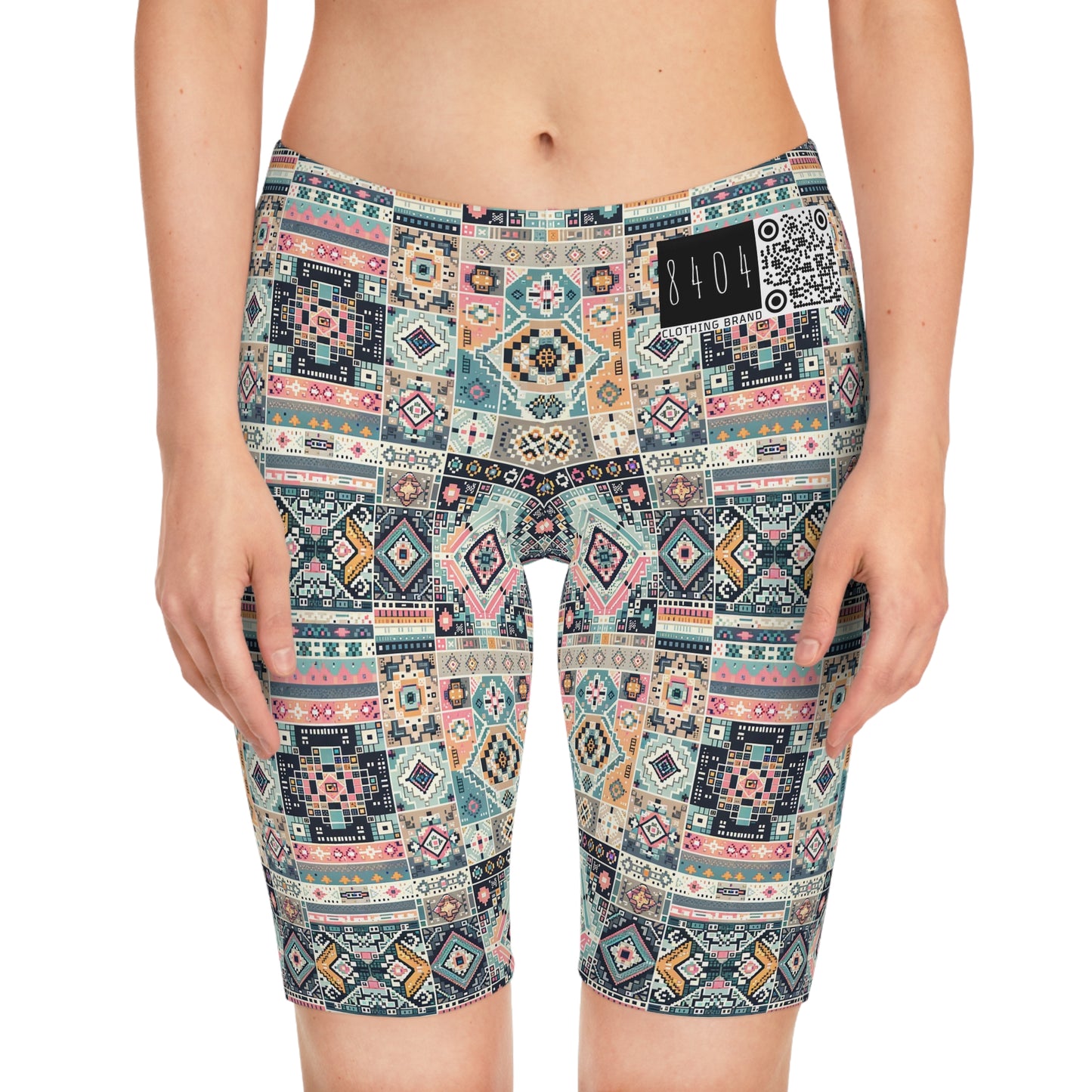 Digital Artisanal Fusion Digital Artisanal Women's Bike Shorts - 8404 Design-55