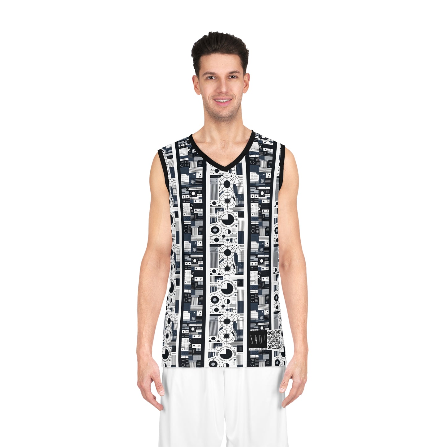 Minimalist Athleisure Minimalist Tech Basketball Jersey - 8404 Design-54
