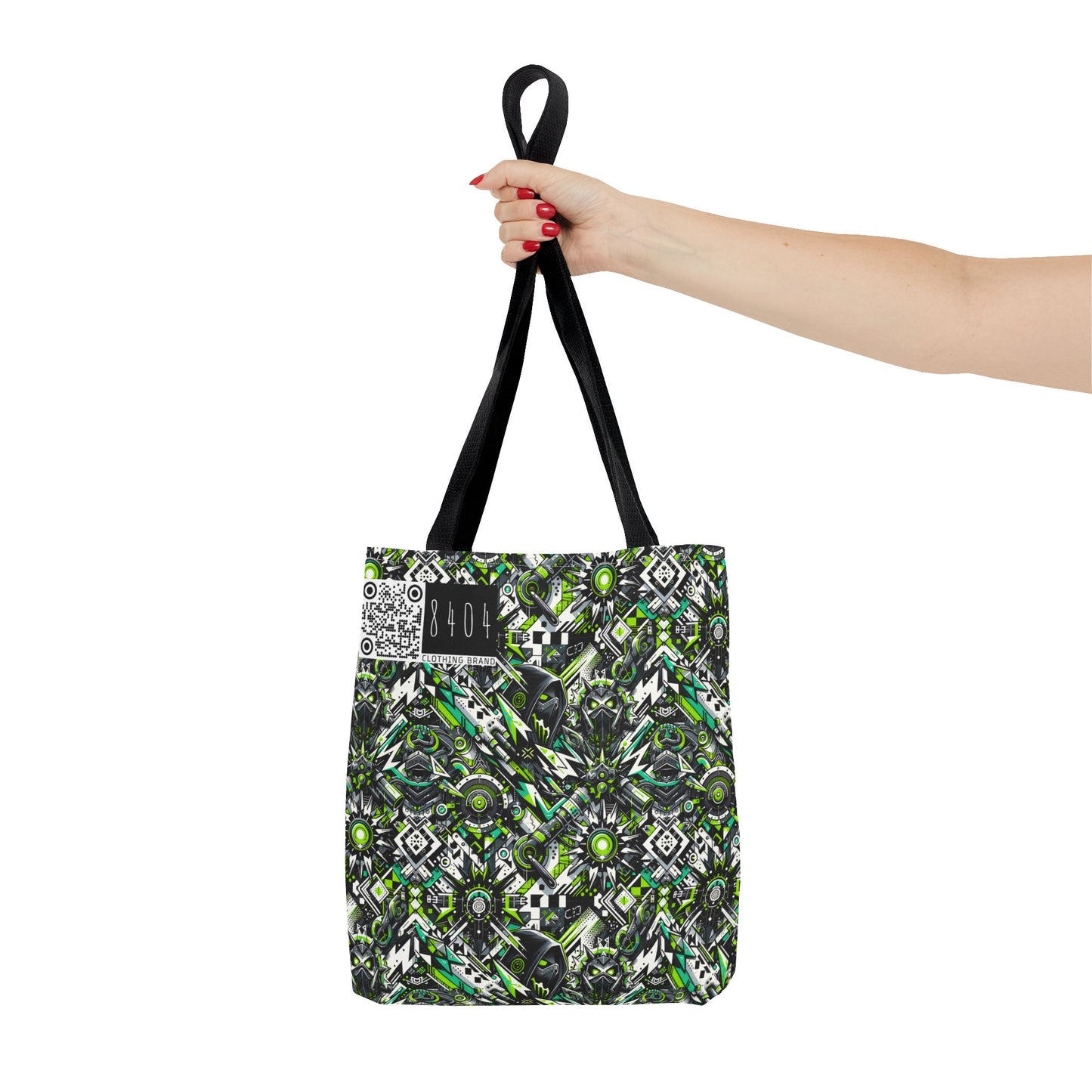 Graffiti Tech Fusion Bold Streetwear Fusion Tote Bag - 8404 Design-50