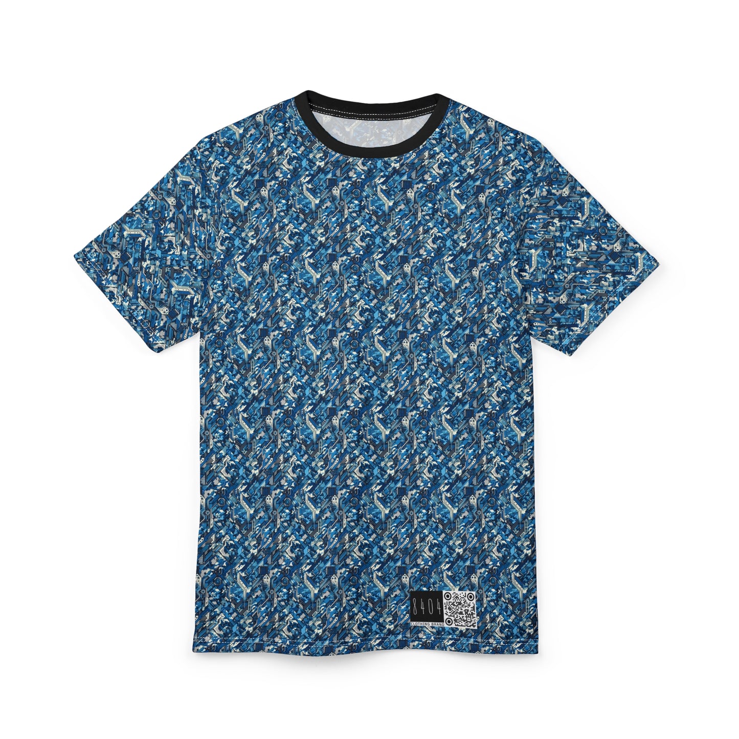 Tech Urban Camo Tech-Forward Streetwear With a Futuristic Military Edge Unisex Cut & Sew Tee - 8404 Design-39