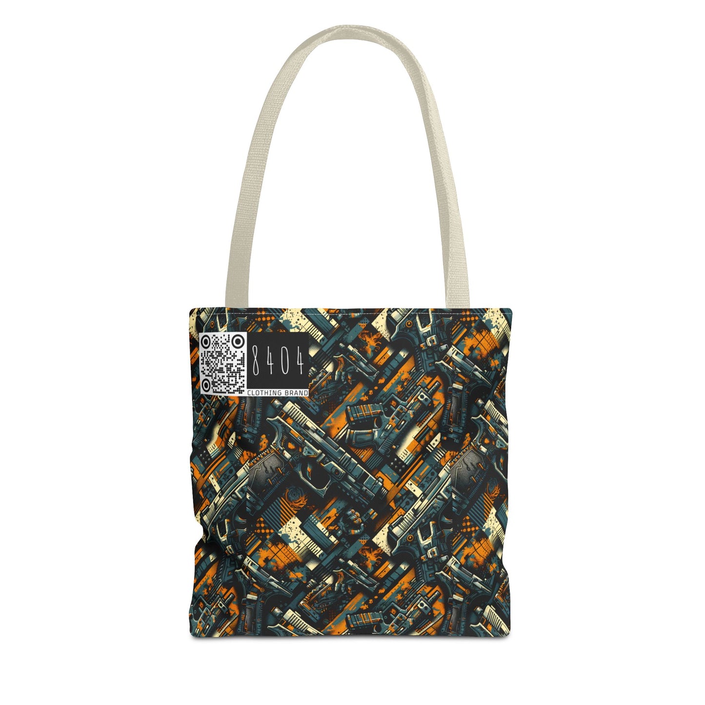 Digital Punk Futuristic Grunge Tote Bag - 8404 Design-47