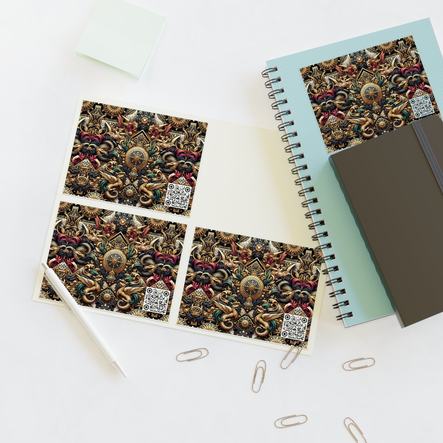 Digital Renaissance Luxurious Streetwear Inspired By Classical Art With a Modern Twist Sticker Sheets - 8404 Design-76