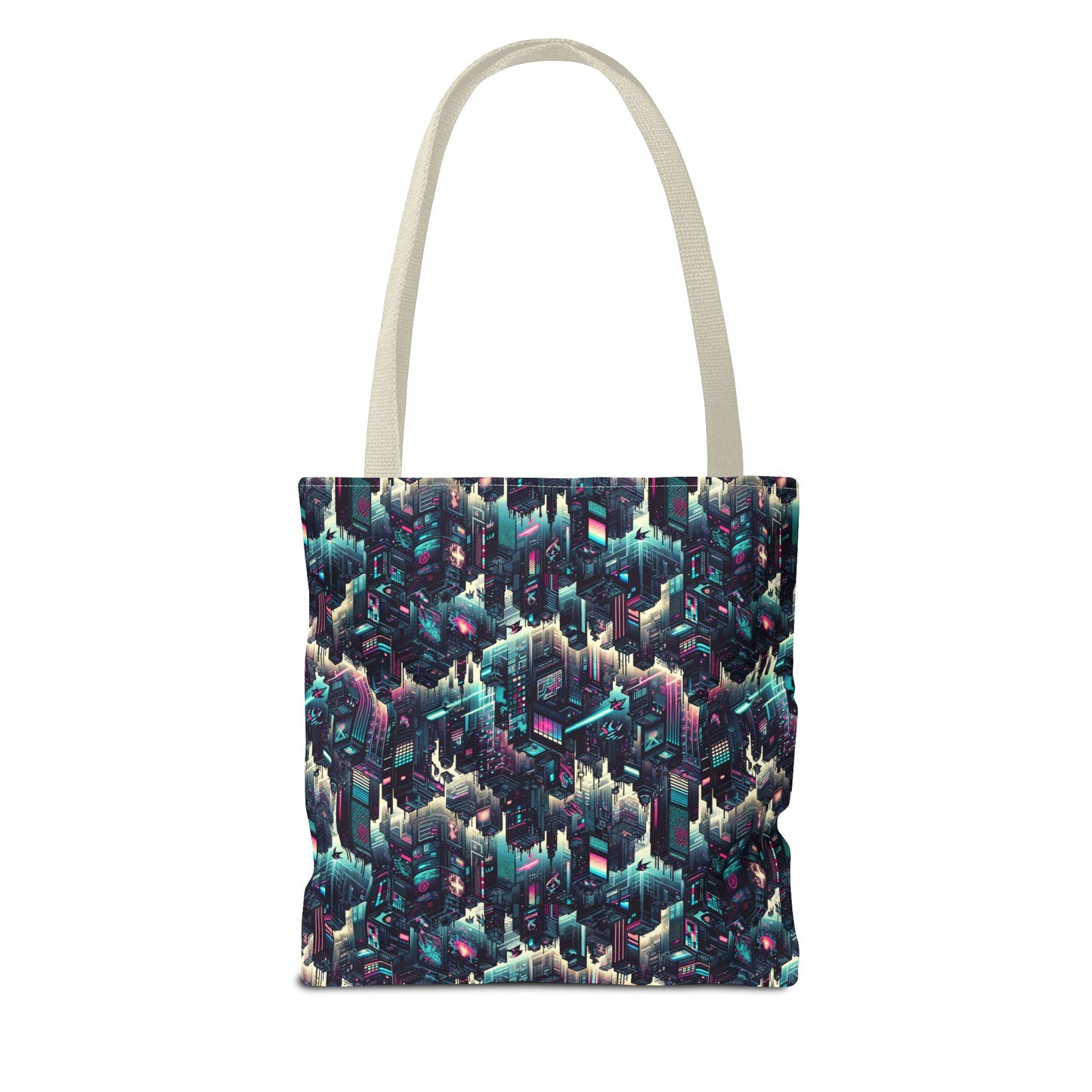 Digital Rebellion Tech-Inspired Streetwear Tote Bag - 8404 Design-51