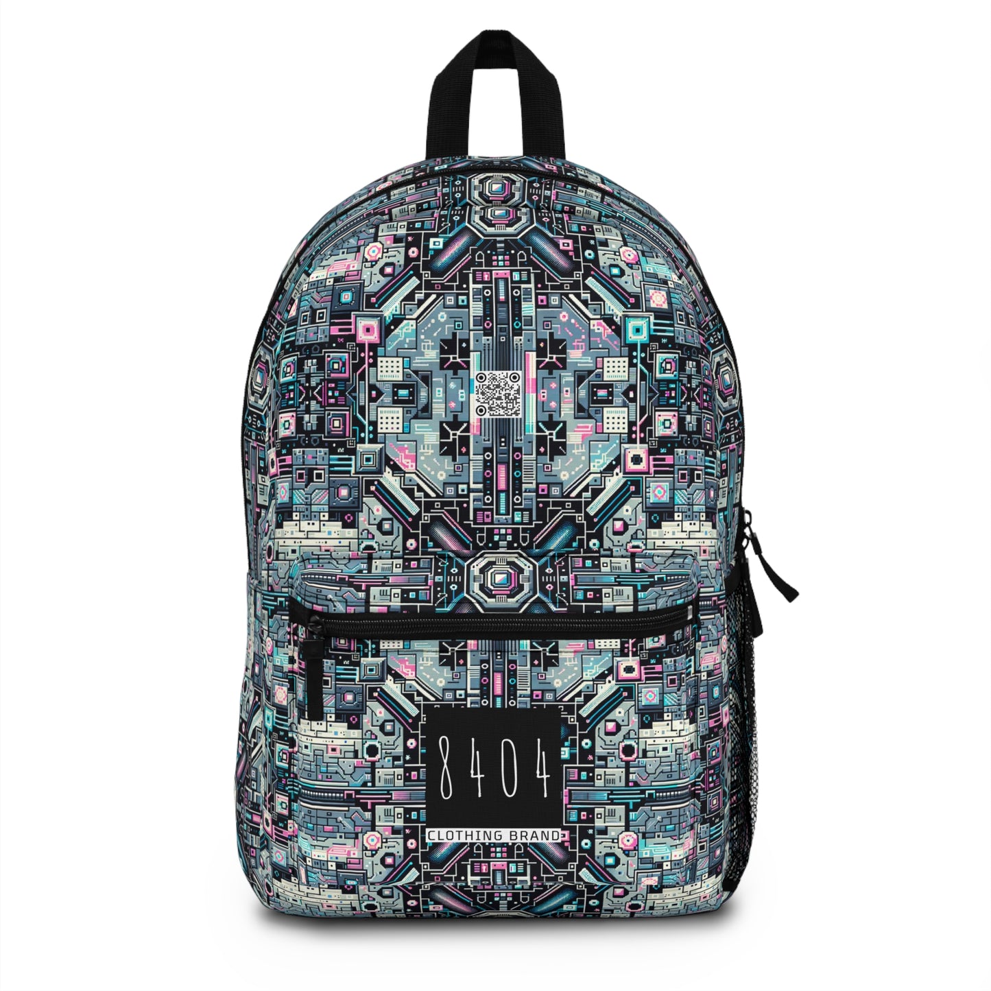 Digital Renaissance Tech-Forward Maximalism Backpack - 8404 Design-44