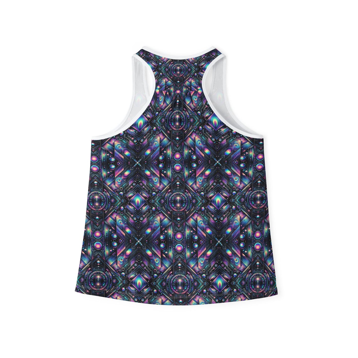 Galactic Hues Tech-Forward Cosmic Fusion Women's Tank Top - 8404 Design-58
