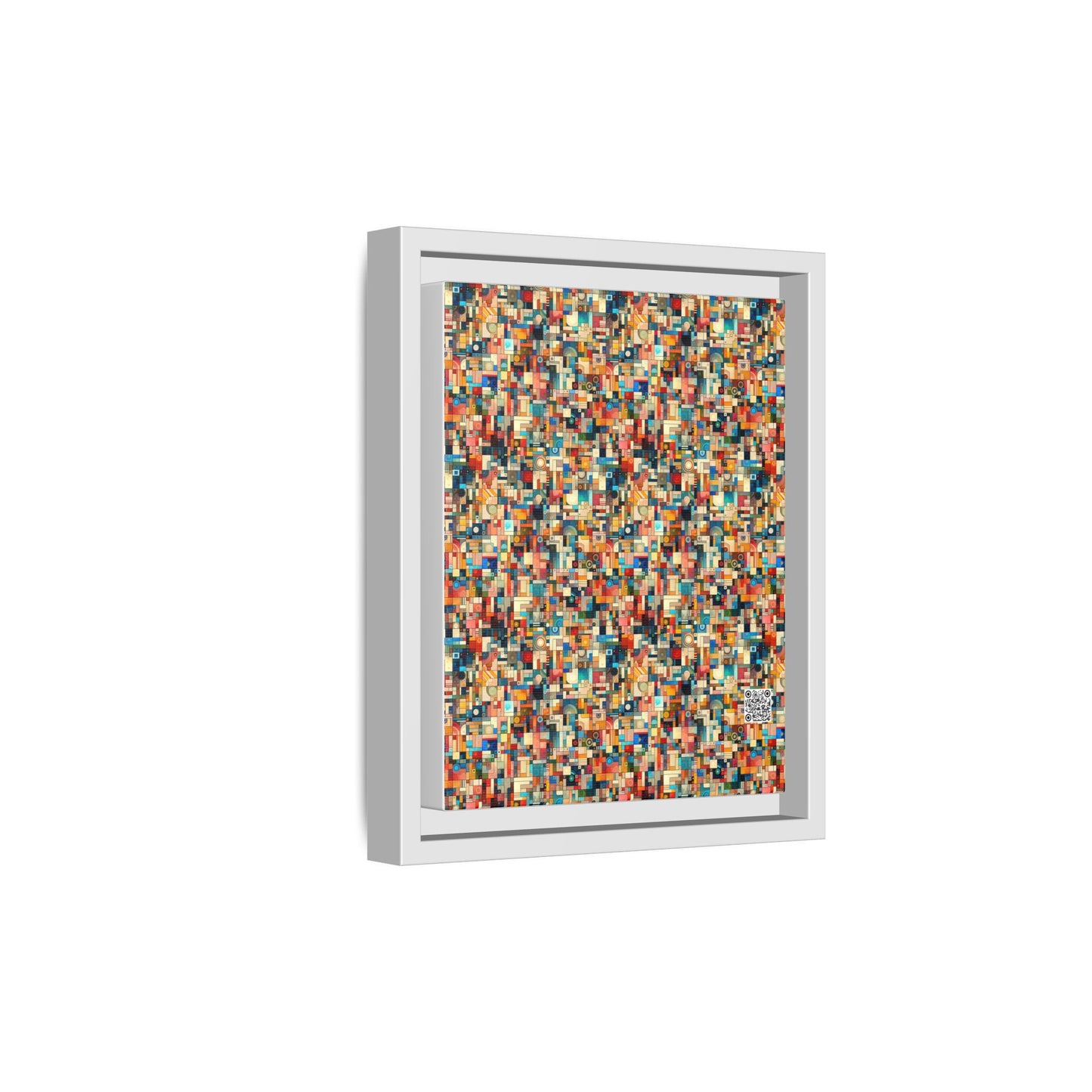 Digital Artistic Expression Artistic Streetwear Matte Canvas, Framed (multi-Color) - 8404 Design-46 B