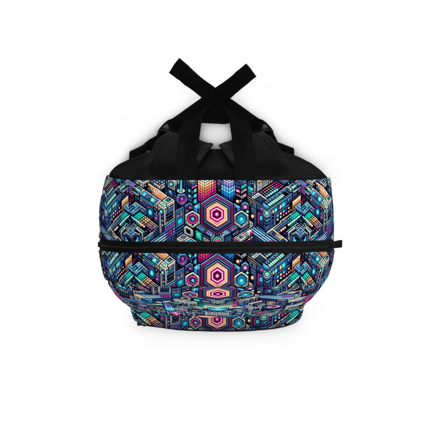 Digital Renaissance Tech-Forward Maximalism Backpack - 8404 Design-54