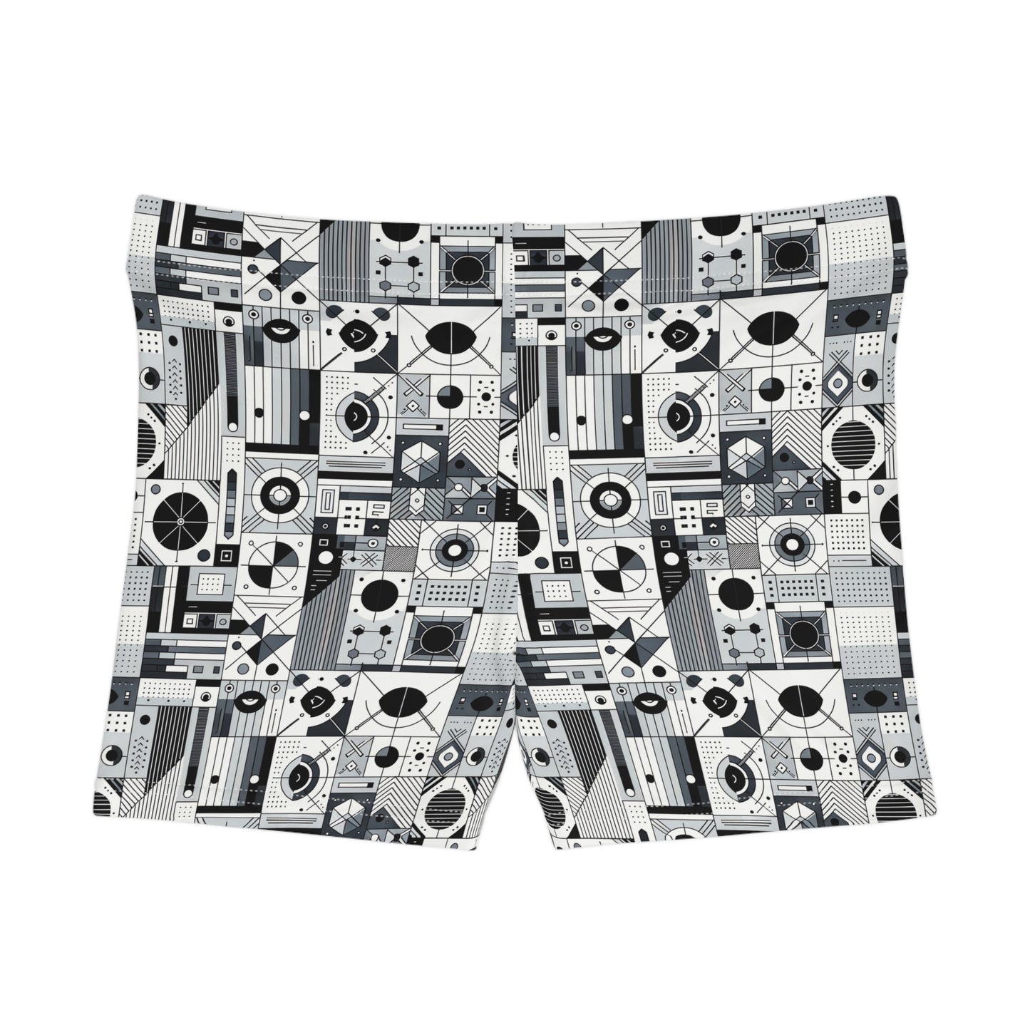Digital Minimalism Minimalist Tech Women's Shorts - 8404 Design-65
