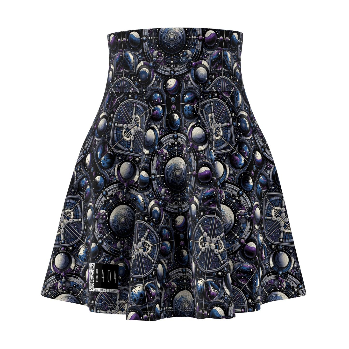 Tech Astronaut Tech-Forward Streetwear Meets Space Exploration Women's Skater Skirt - 8404 Design-46