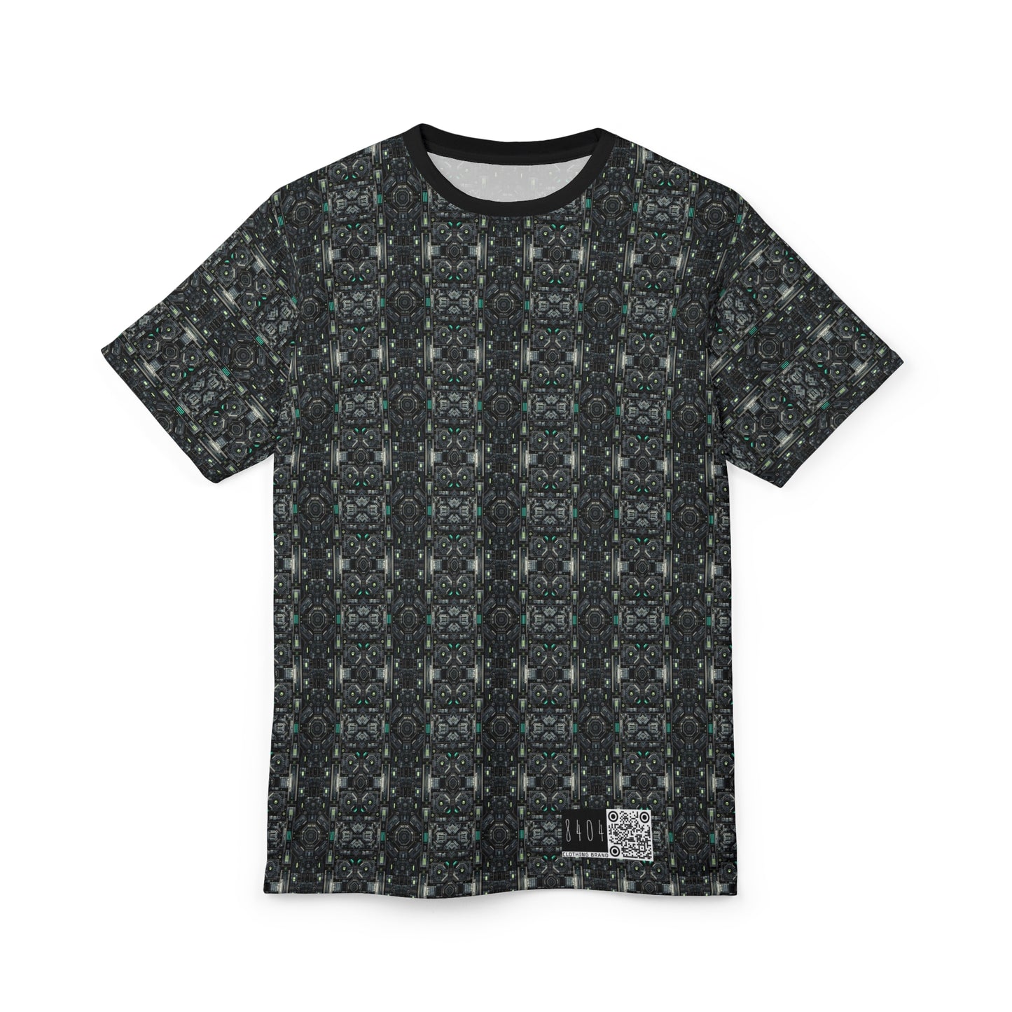 Tech Noir Tech-Forward Minimalism Unisex Cut & Sew Tee - 8404 Design-52