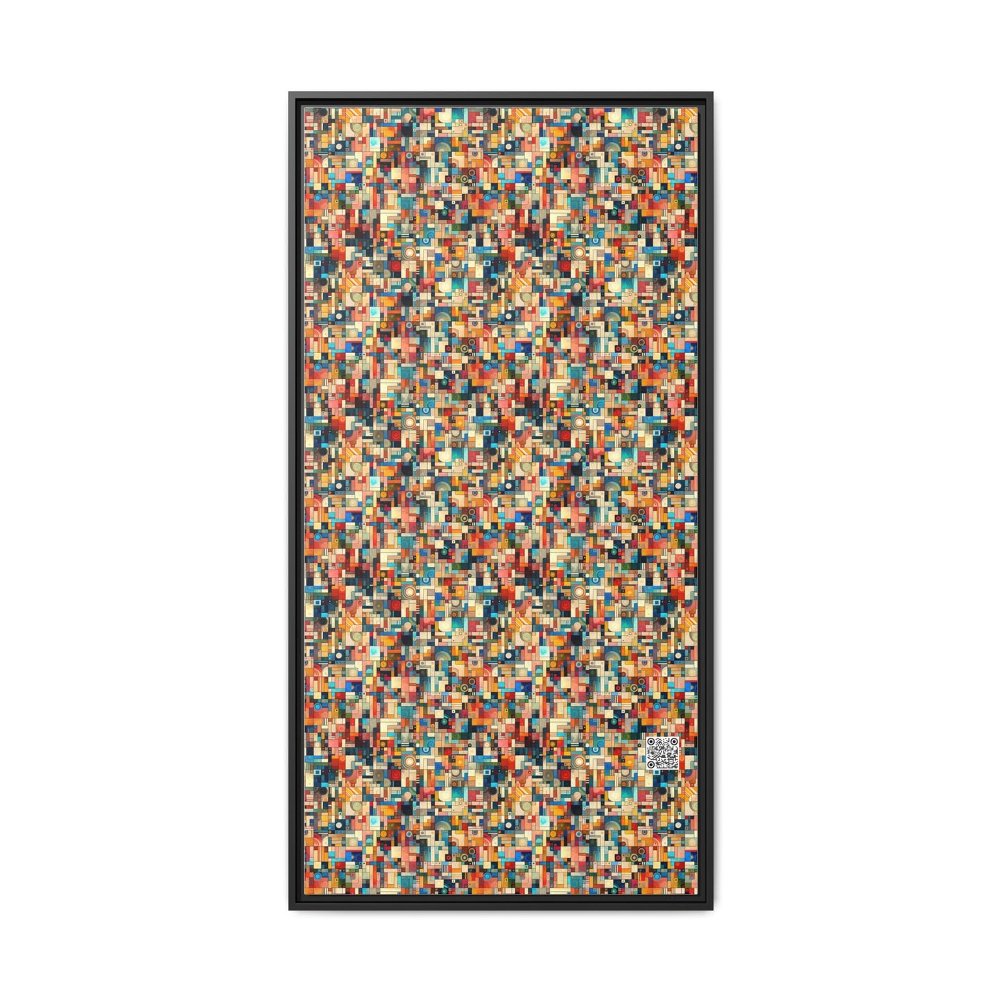 Digital Artistic Expression Artistic Streetwear Matte Canvas, Framed (multi-Color) - 8404 Design-46 B