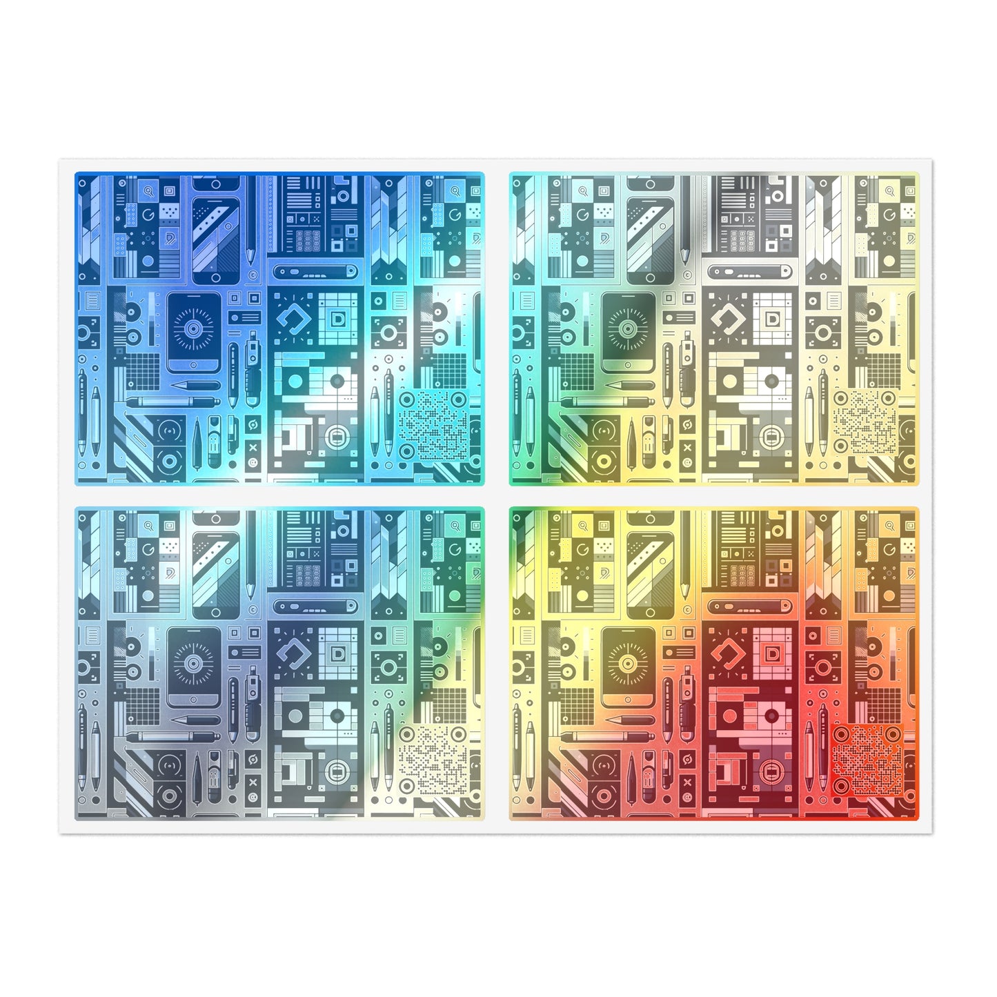 Minimalist Athleisure Minimalist Tech Sticker Sheets - 8404 Design-60