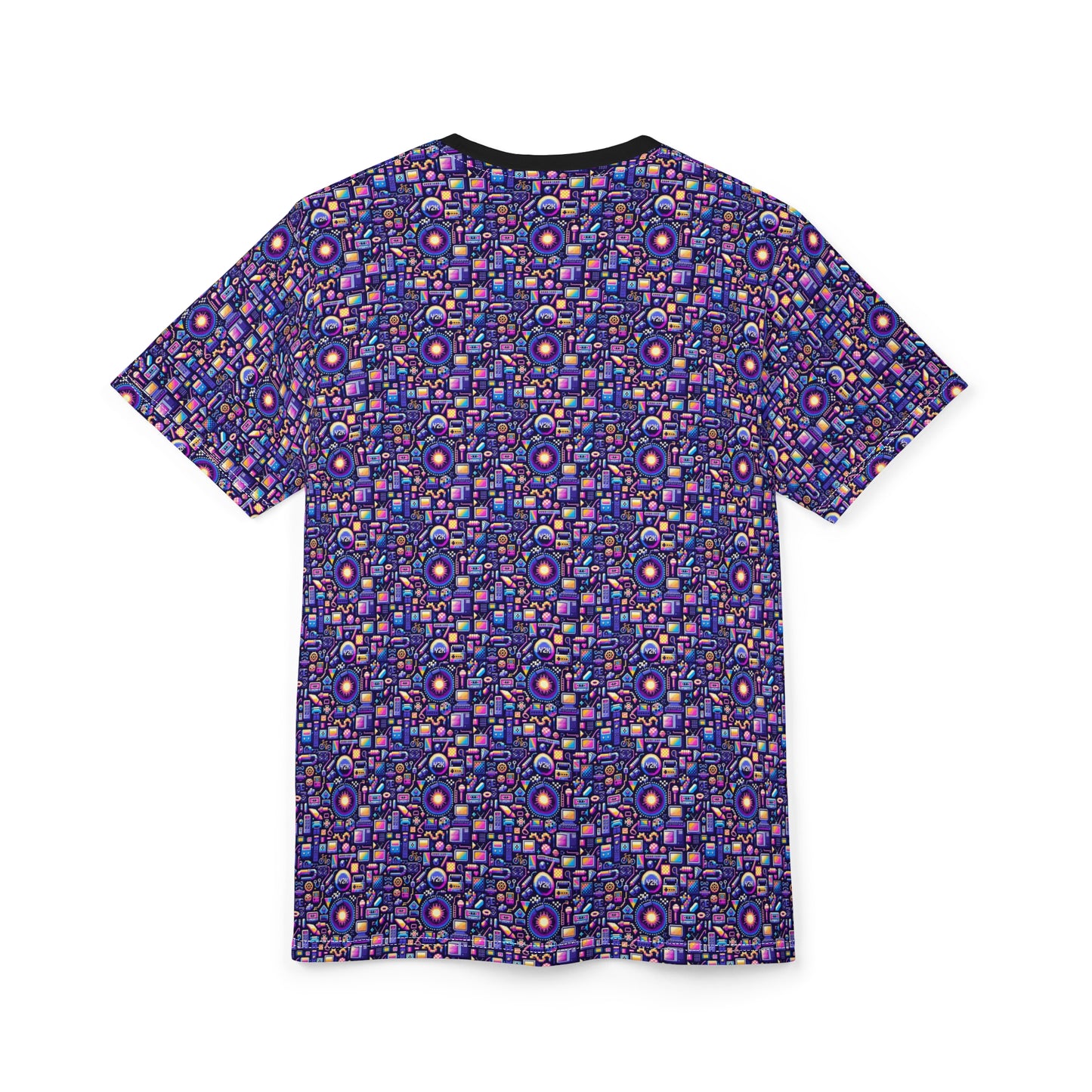 Digital Nostalgia Modern Retro Fusion Unisex Cut & Sew Tee - 8404 Design-64