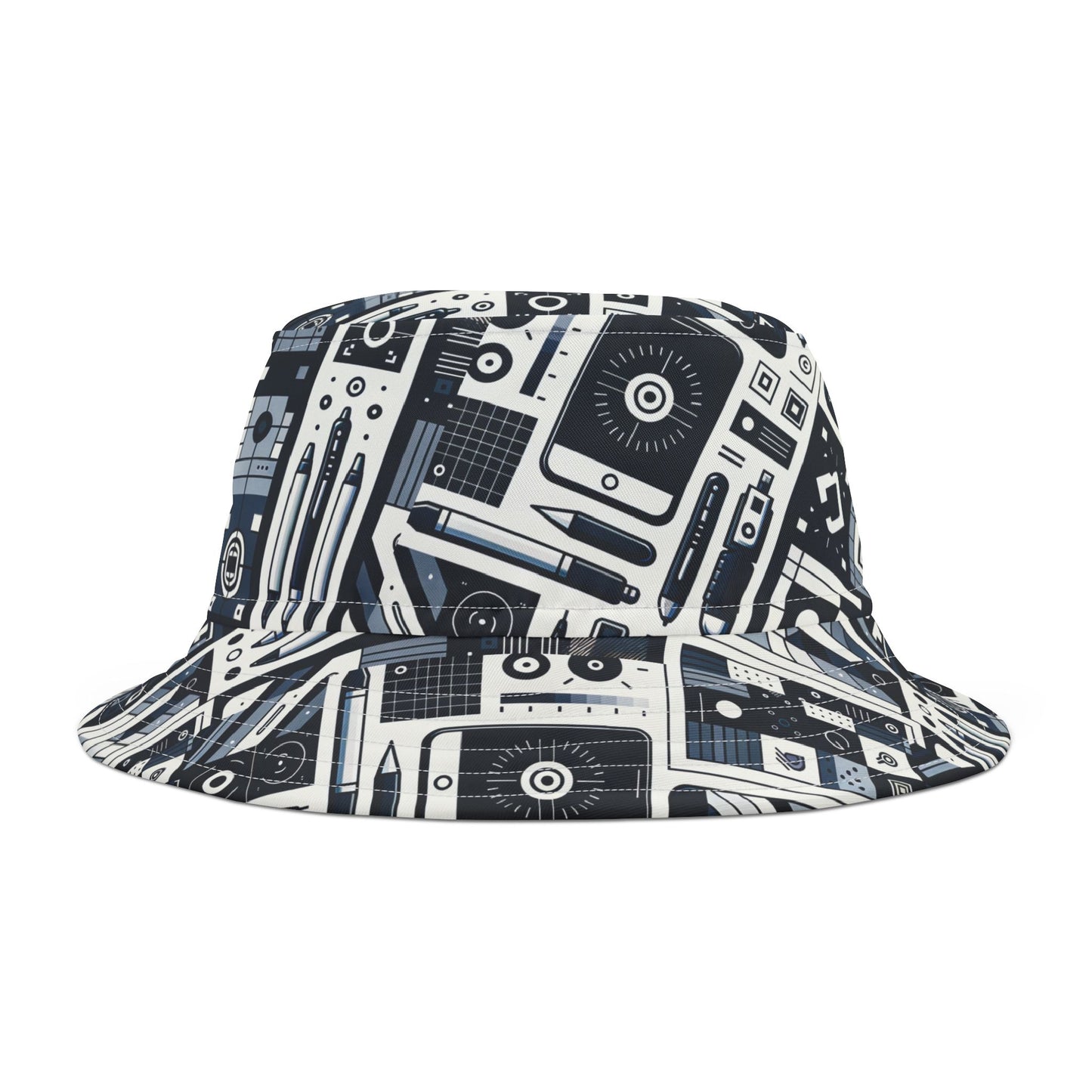Minimalist Athleisure Minimalist Tech Bucket Hat - 8404 Design-60
