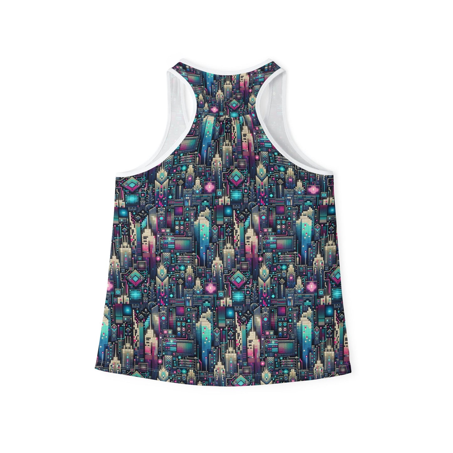 Digital Renaissance Tech-Forward Maximalism Women's Tank Top - 8404 Design-56