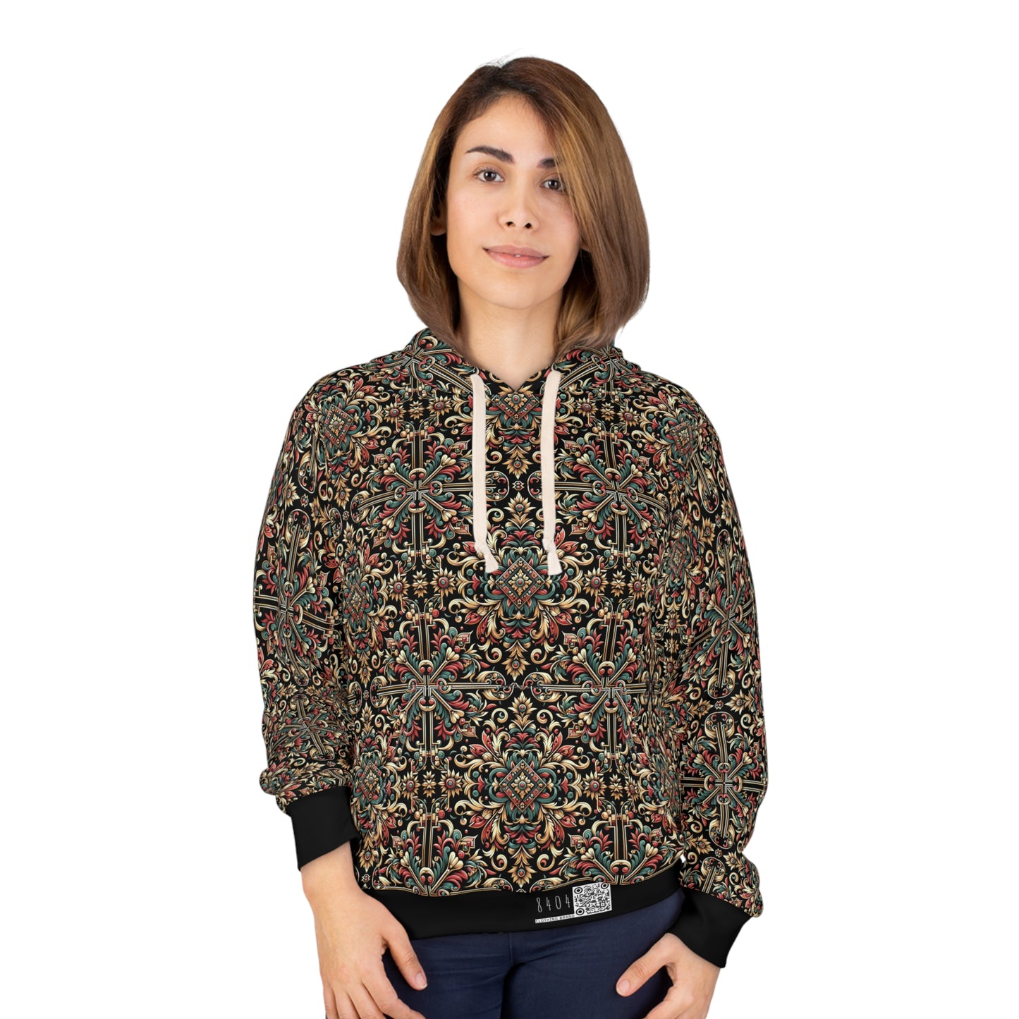 Streetwear Renaissance Artistic Clash of Old and New Pullover Hoodie - 8404 Design-46