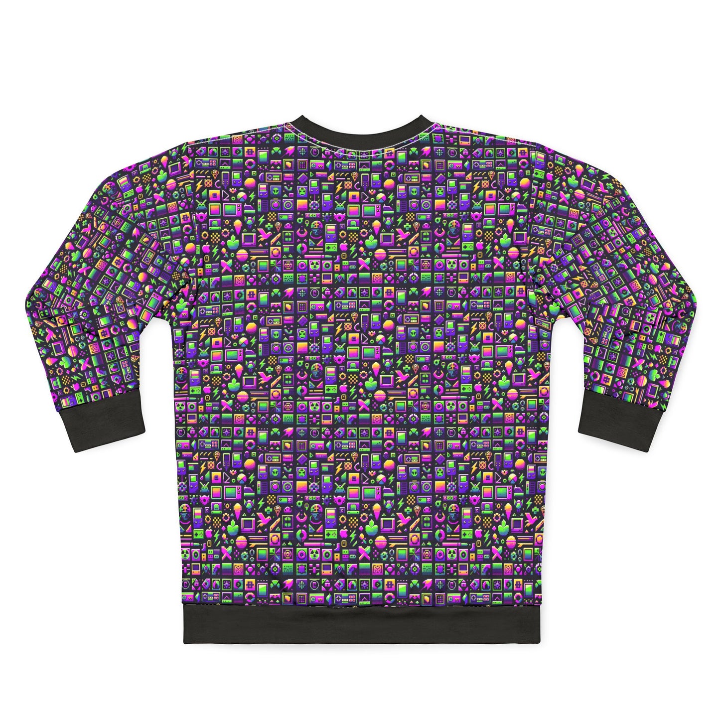 Digital Nostalgia Remix Modern Vintage Fusion Sweatshirt - 8404 Design-49