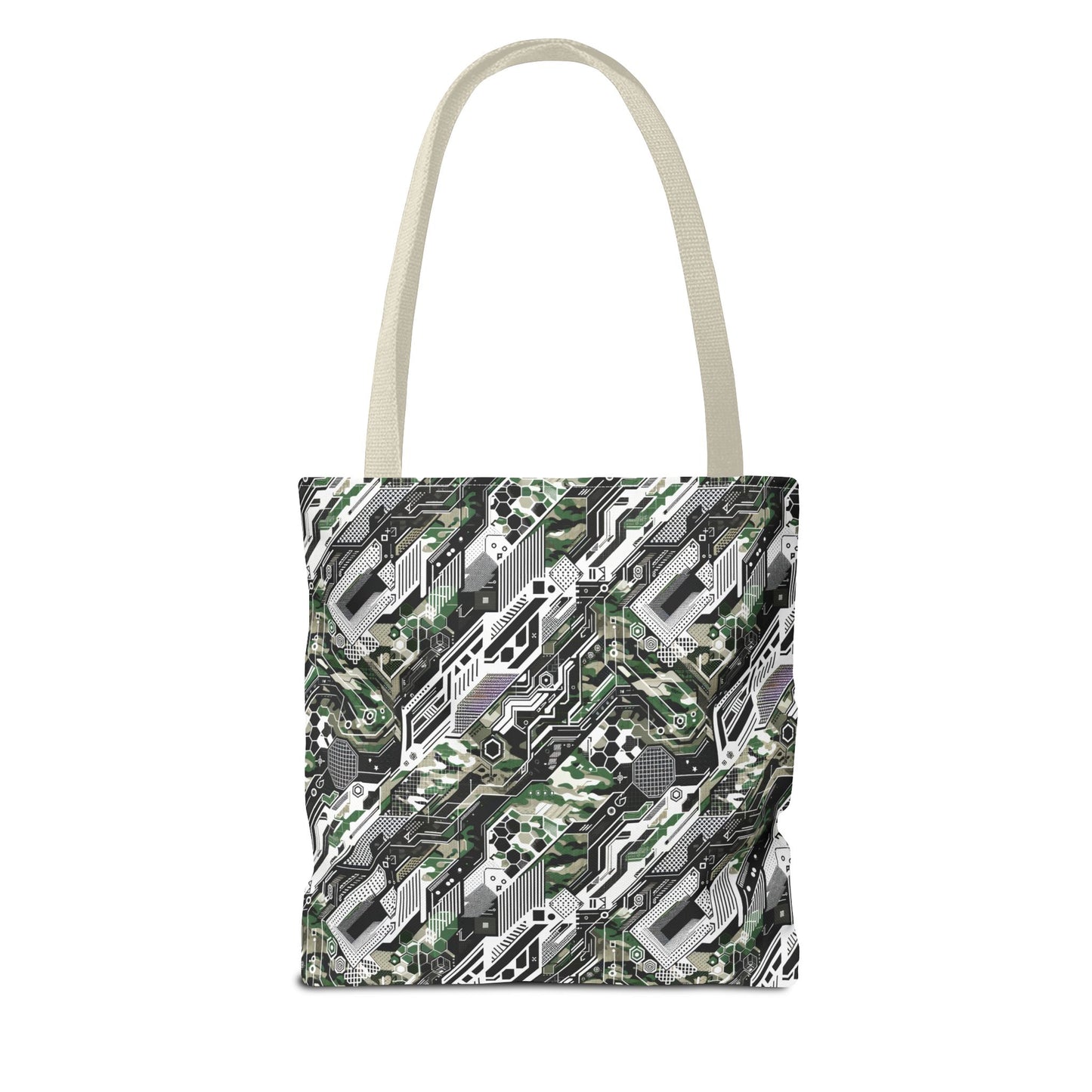 Tech Camo Fusion Tech-Forward Streetwear With a Futuristic Edge Tote Bag - 8404 Design-46