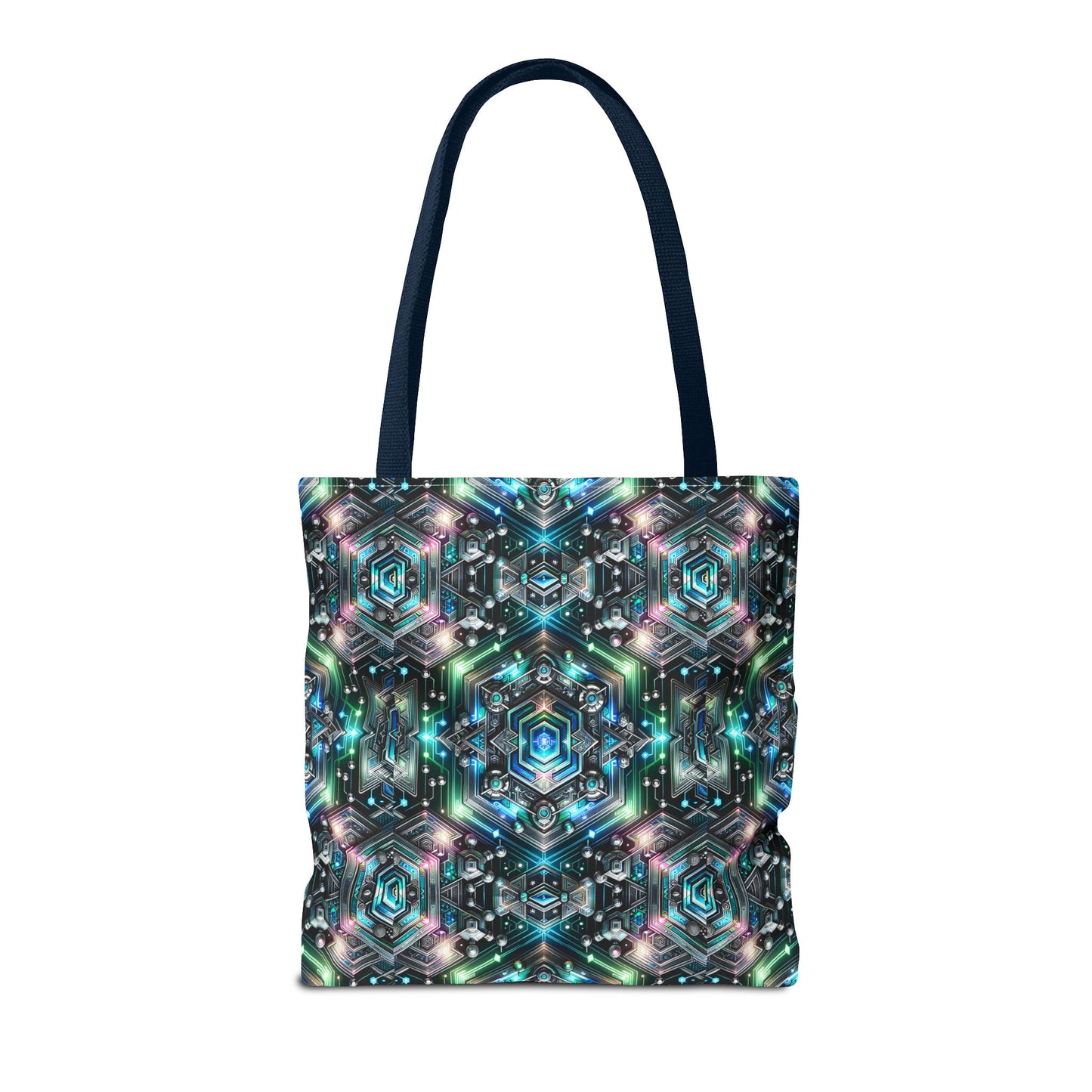 Tech-Infused Futurism Futuristic Tech Tote Bag - 8404 Design-63