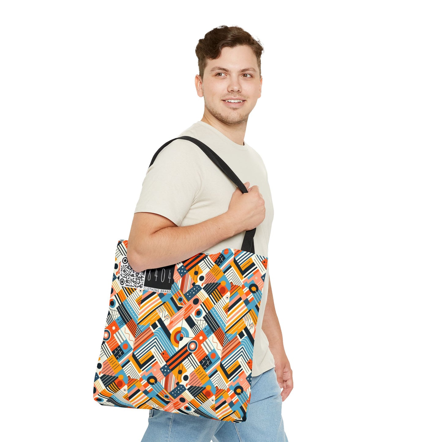 Abstract Graphic Art Modern Artistic Expression Tote Bag - 8404 Design-54