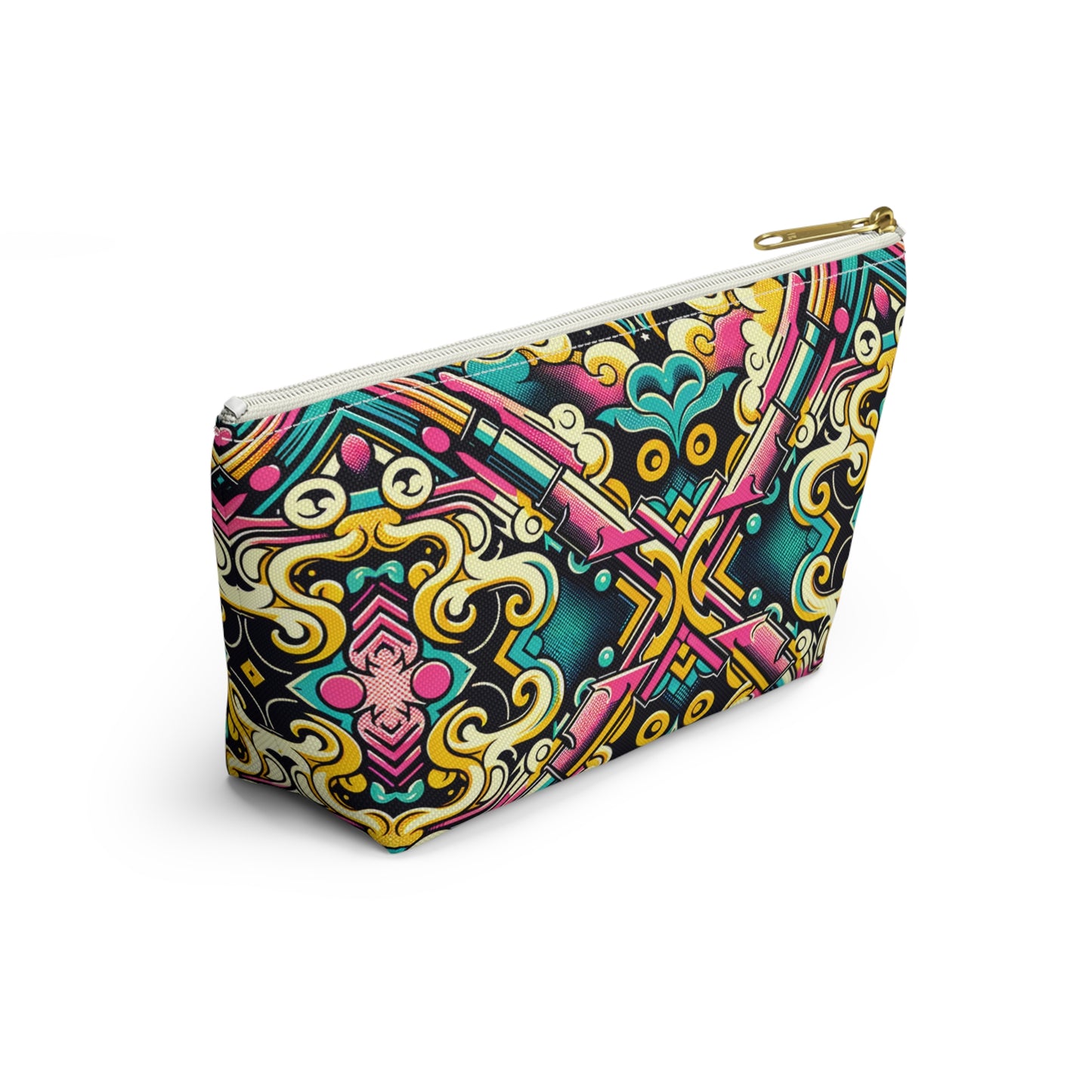 Neon Pop Art Revival Pop Culture Retro Accessory Pouch W T-Bottom - 8404 Design-59