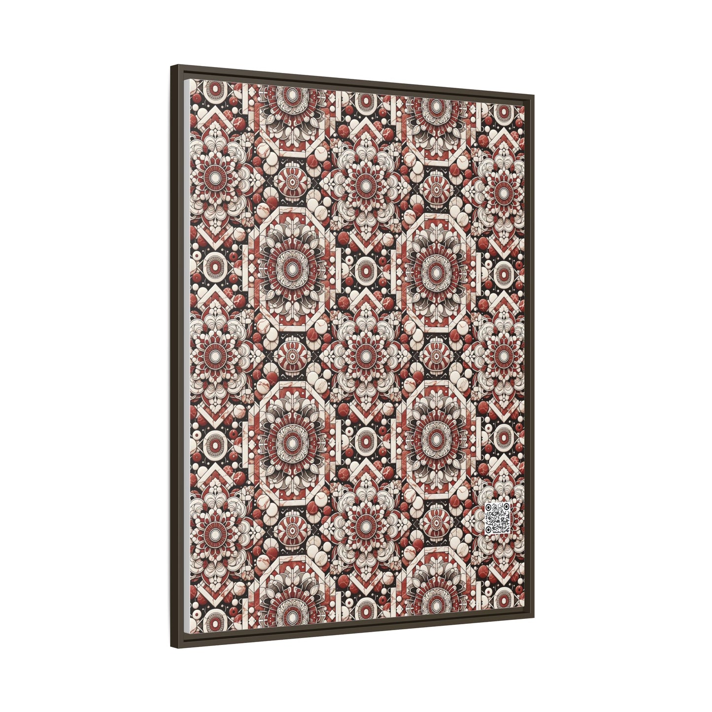 Neo Jomon Sculptural Aesthetics Artisanal Streetwear Matte Canvas, Framed (multi-Color) - 8404 Design-55 A