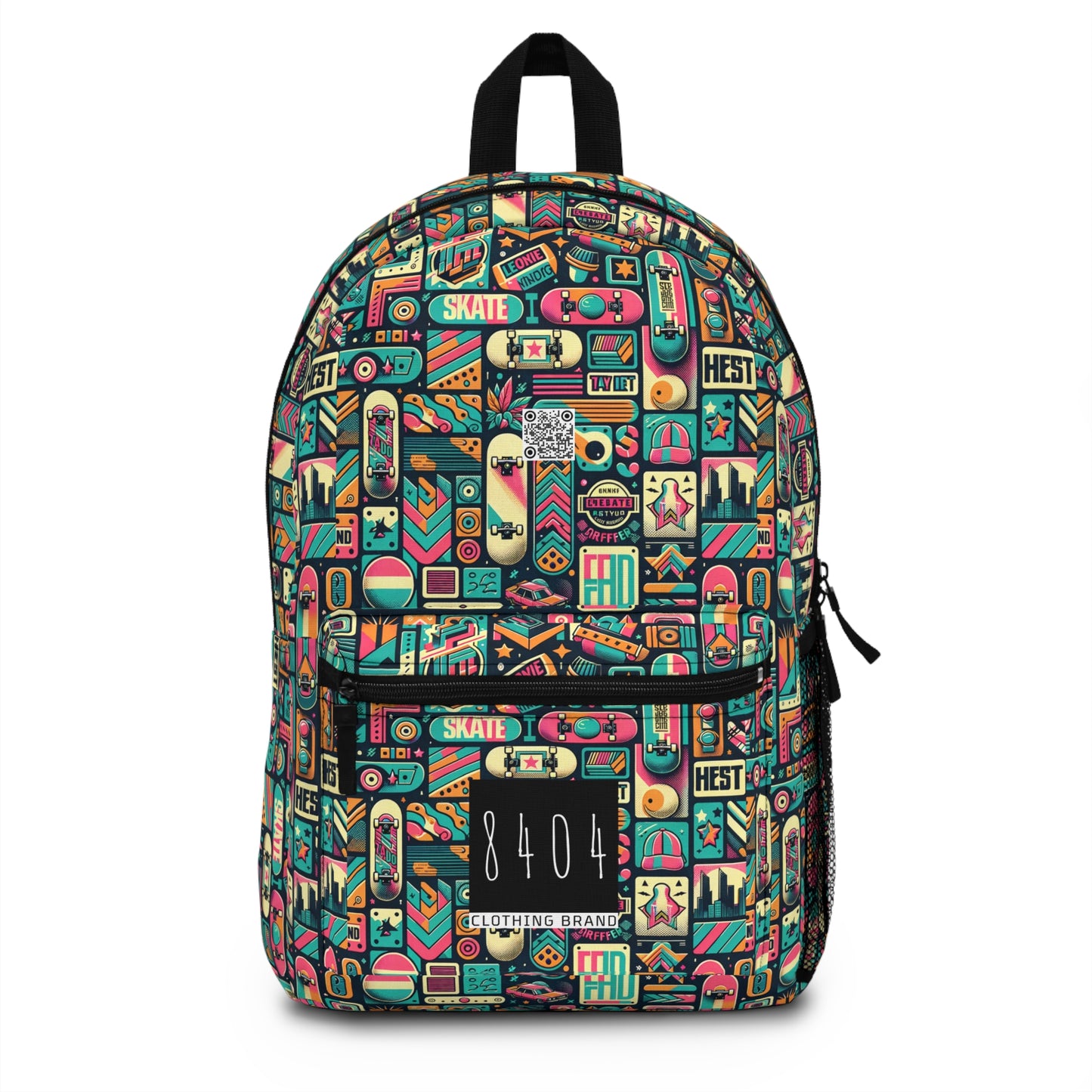 Skate Culture Revival Urban Retro Cool Backpack - 8404 Design-61
