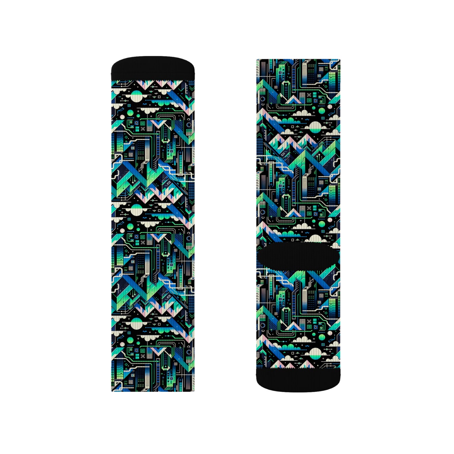 Digital Adventure Graphics Digital Explorer Sublimation Socks - 8404 Design-55