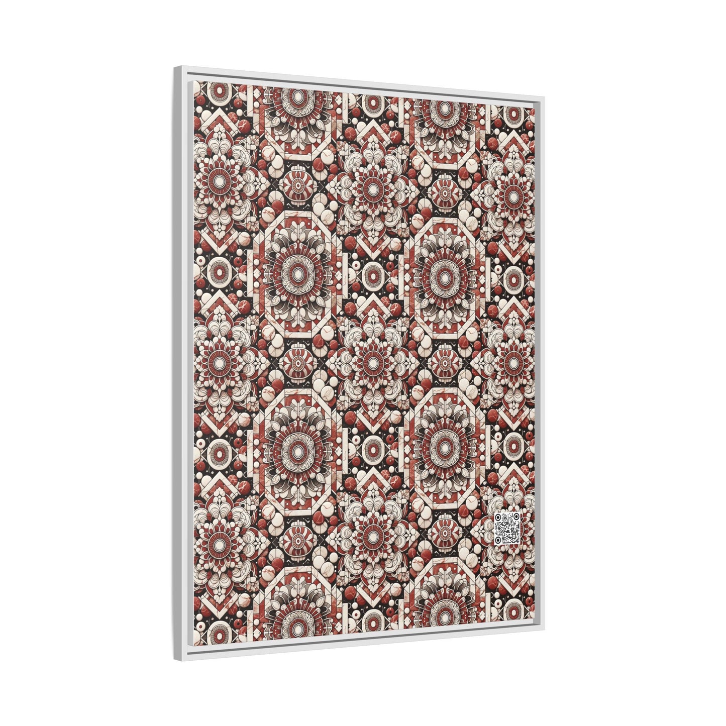 Neo Jomon Sculptural Aesthetics Artisanal Streetwear Matte Canvas, Framed (multi-Color) - 8404 Design-55 A