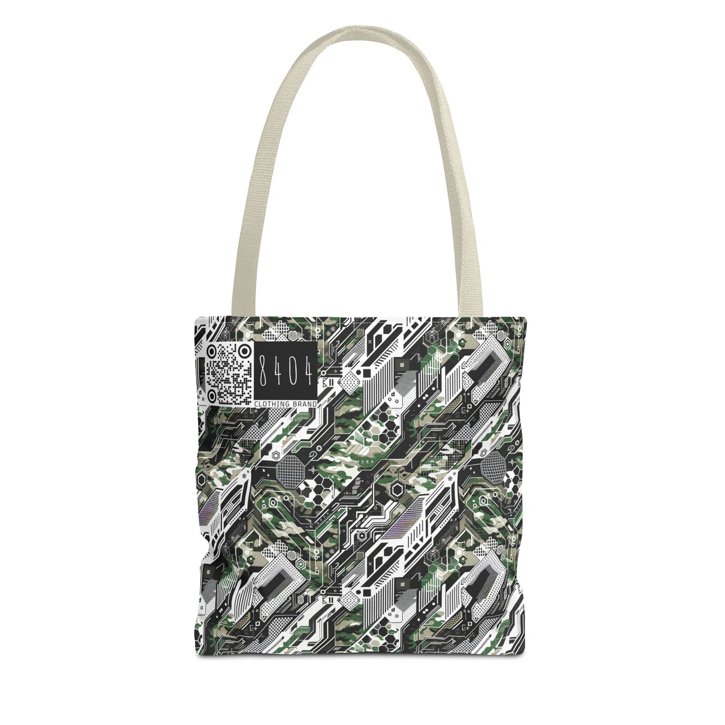 Tech Camo Fusion Tech-Forward Streetwear With a Futuristic Edge Tote Bag - 8404 Design-46