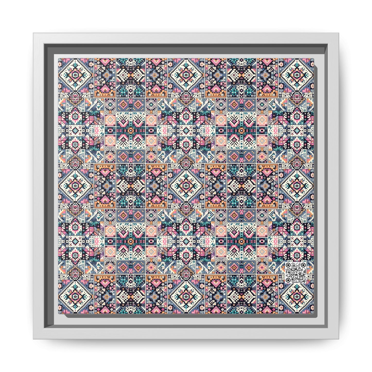 Matte Canvas, Framed (multi-Color) - 8404 Design-01